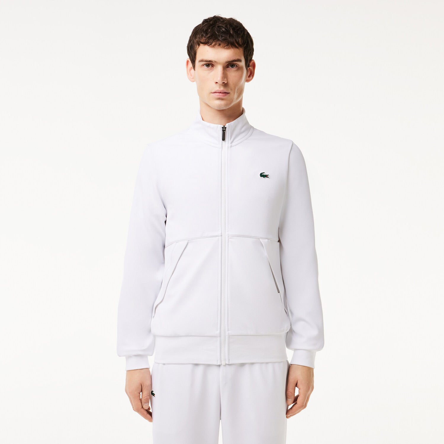Lacoste Men's Full-Zip Tennis Jacket - White (1)