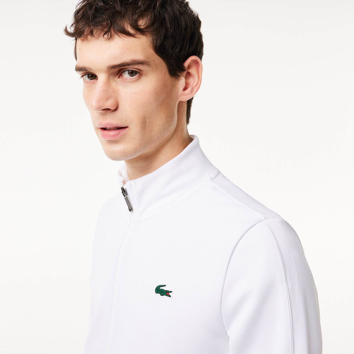 Lacoste Men's Full-Zip Tennis Jacket - White (3)