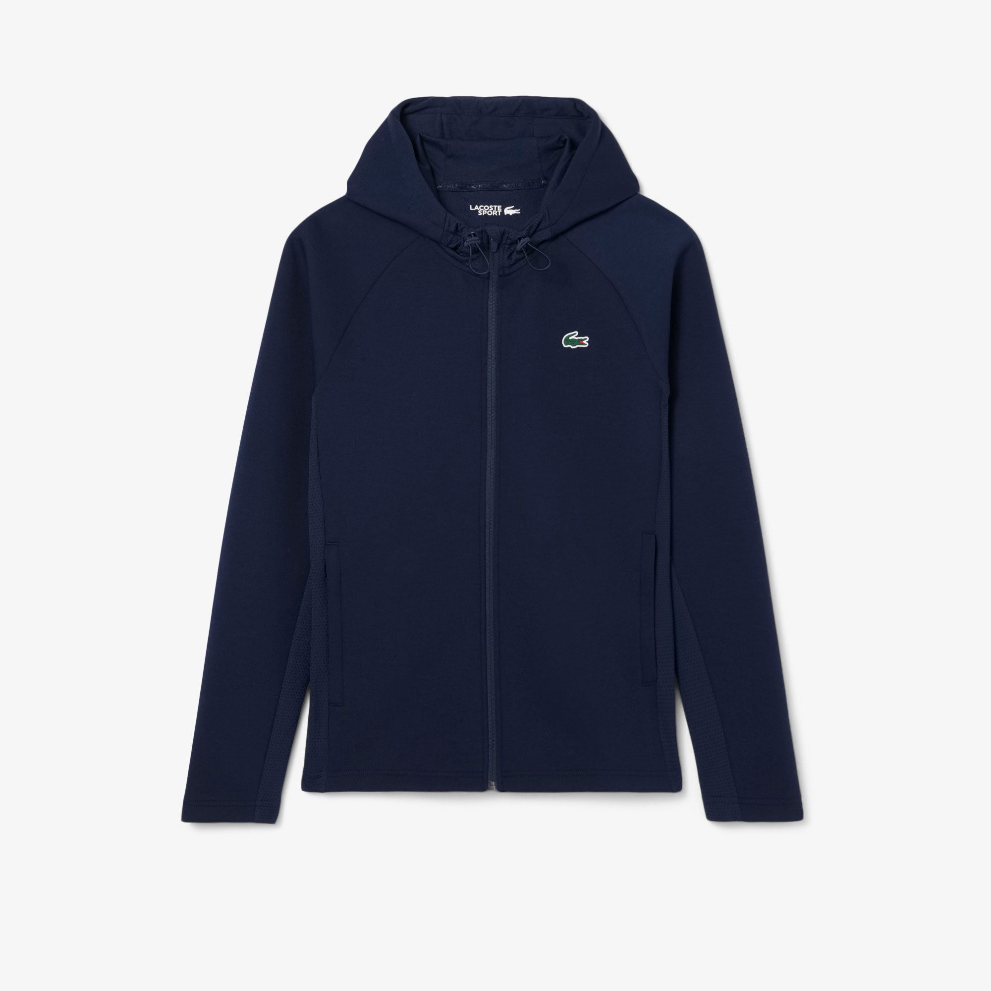 Lacoste Men's Mesh Full-Zip Tennis Hoody - Dark Blue (5)