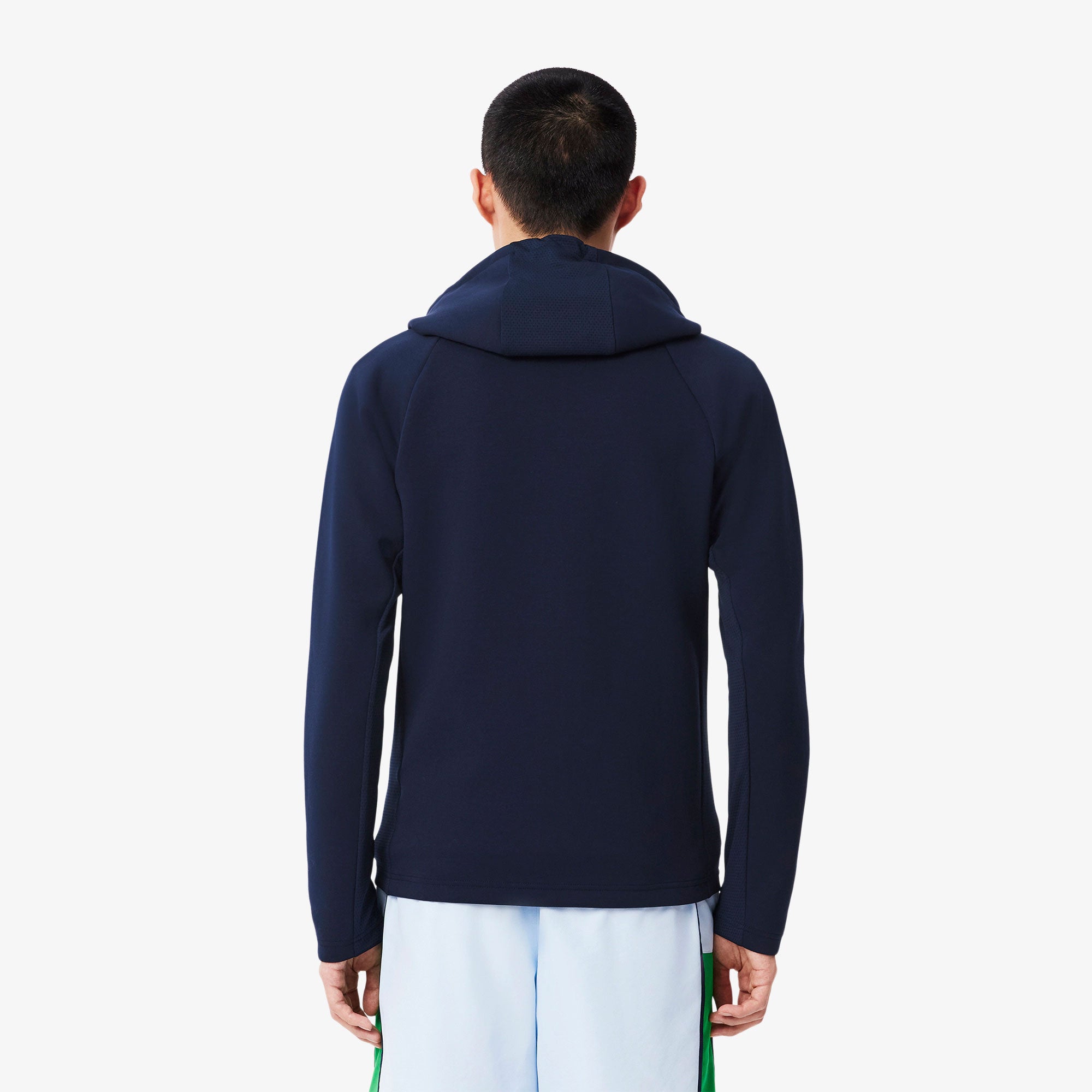 Lacoste Men's Mesh Tennis Hoody - Dark Blue (2)