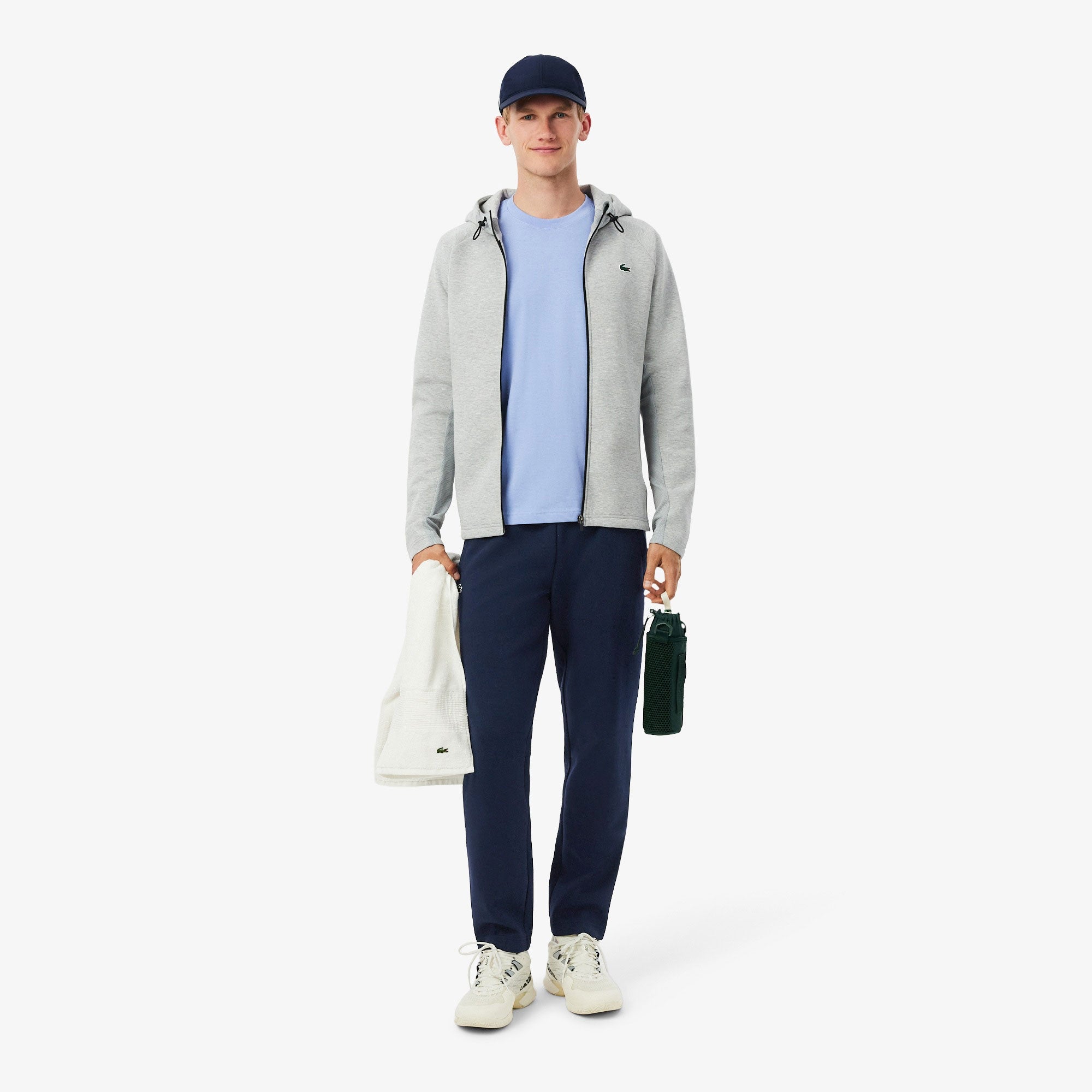 Lacoste Men's Mesh Tennis Pants - Dark Blue (4)