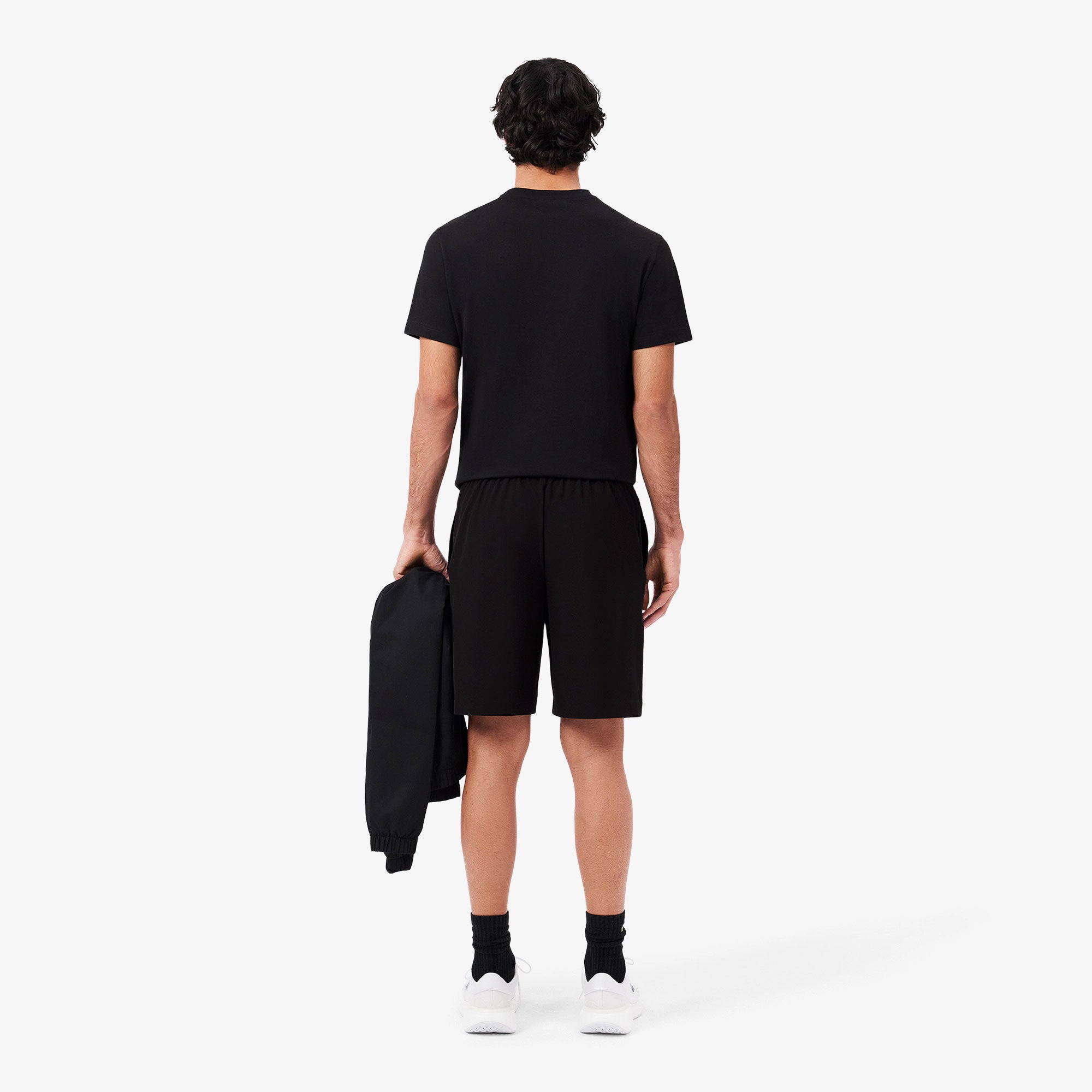 Lacoste Men's Technical Woven 9-Inch Tennis Shorts - Black (4)