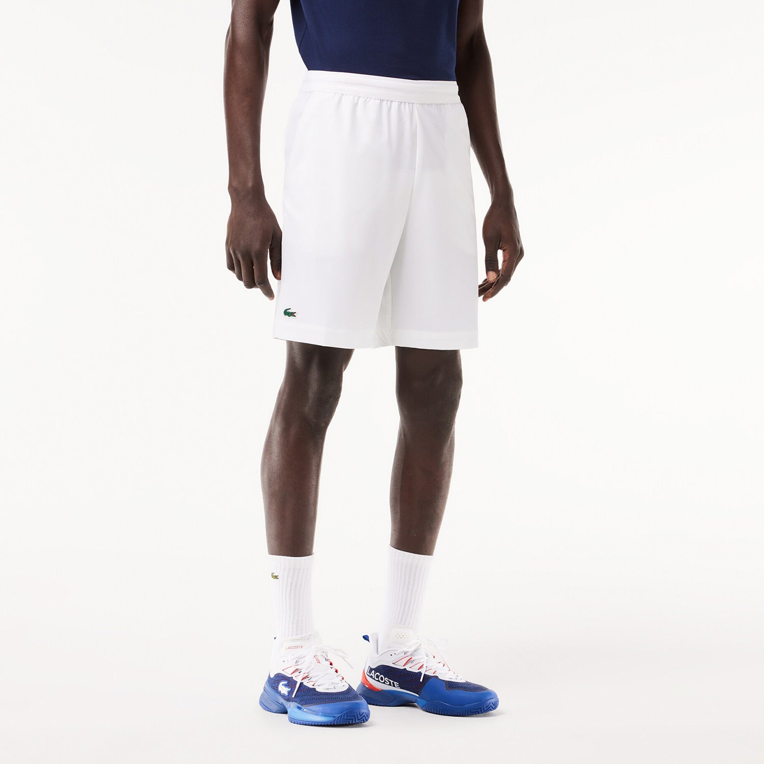 Lacoste Men's Technical Woven Tennis Shorts - White (1)
