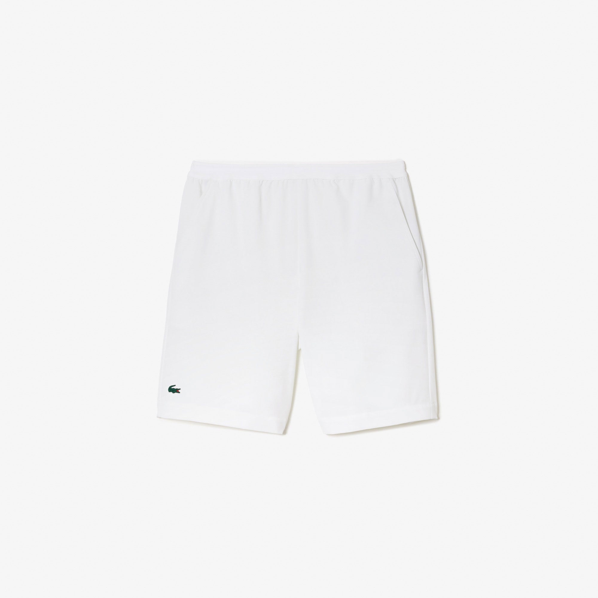 Lacoste Men's Technical Woven 9-Inch Tennis Shorts - White (5)