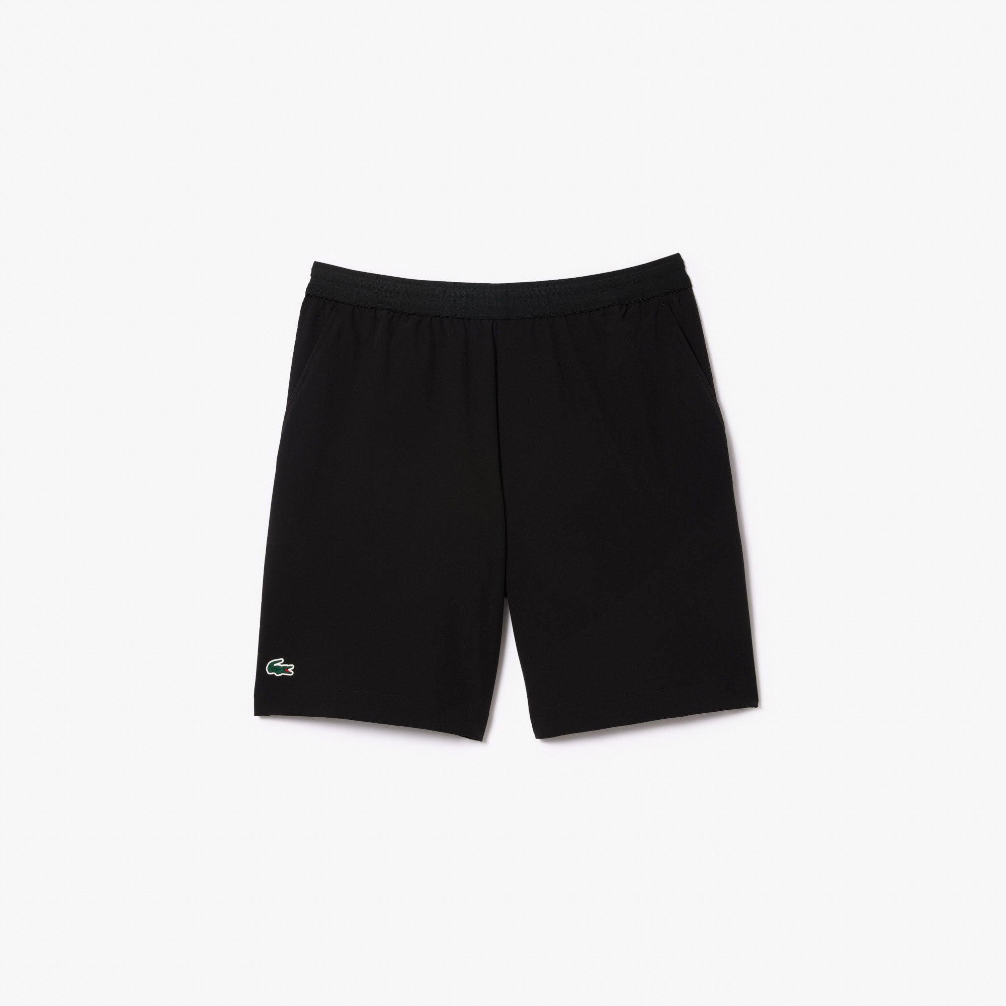 Lacoste Men's Technical Woven 9-Inch Tennis Shorts - Black (4)