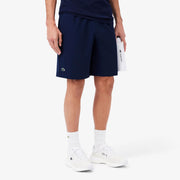 Lacoste Men's Technical Woven 9-Inch Tennis Shorts - Dark Blue (1)