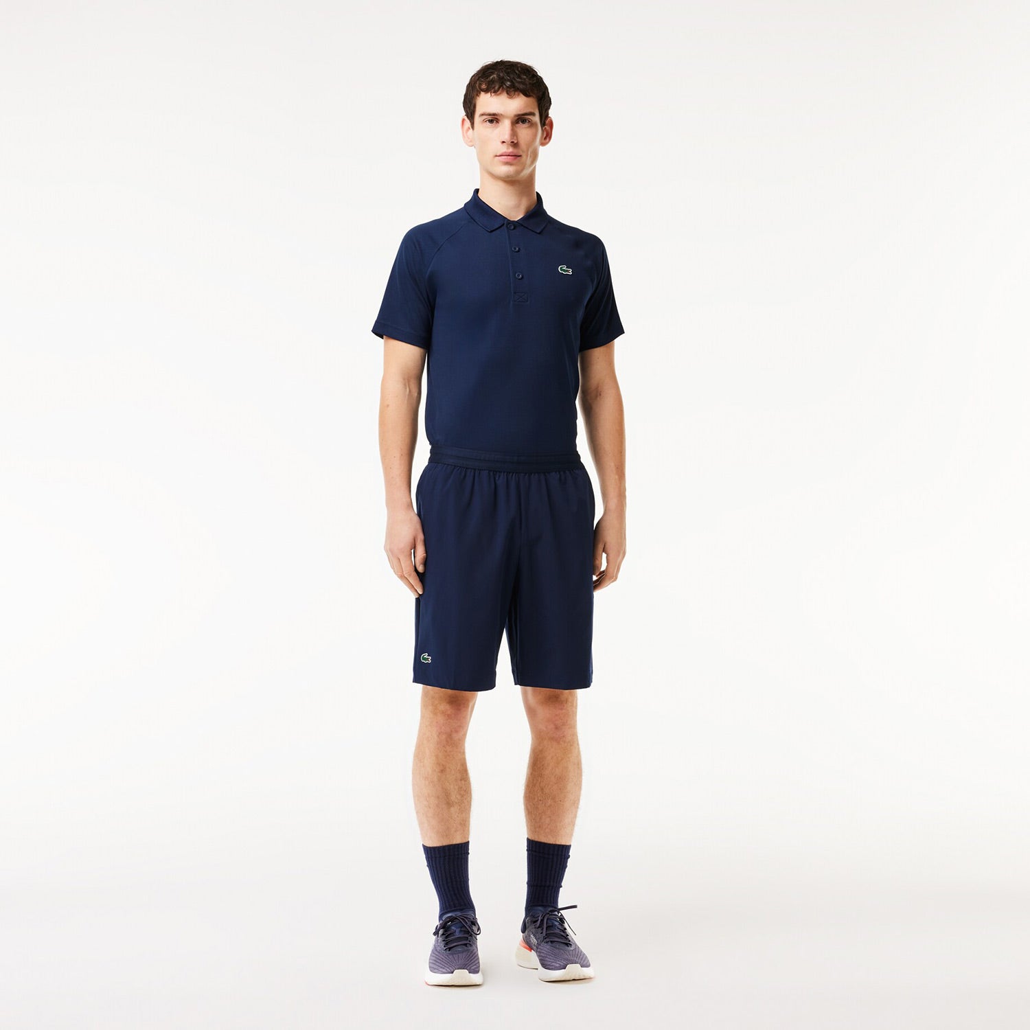 Lacoste Men's Technical Woven Tennis Shorts - Dark Blue (3)