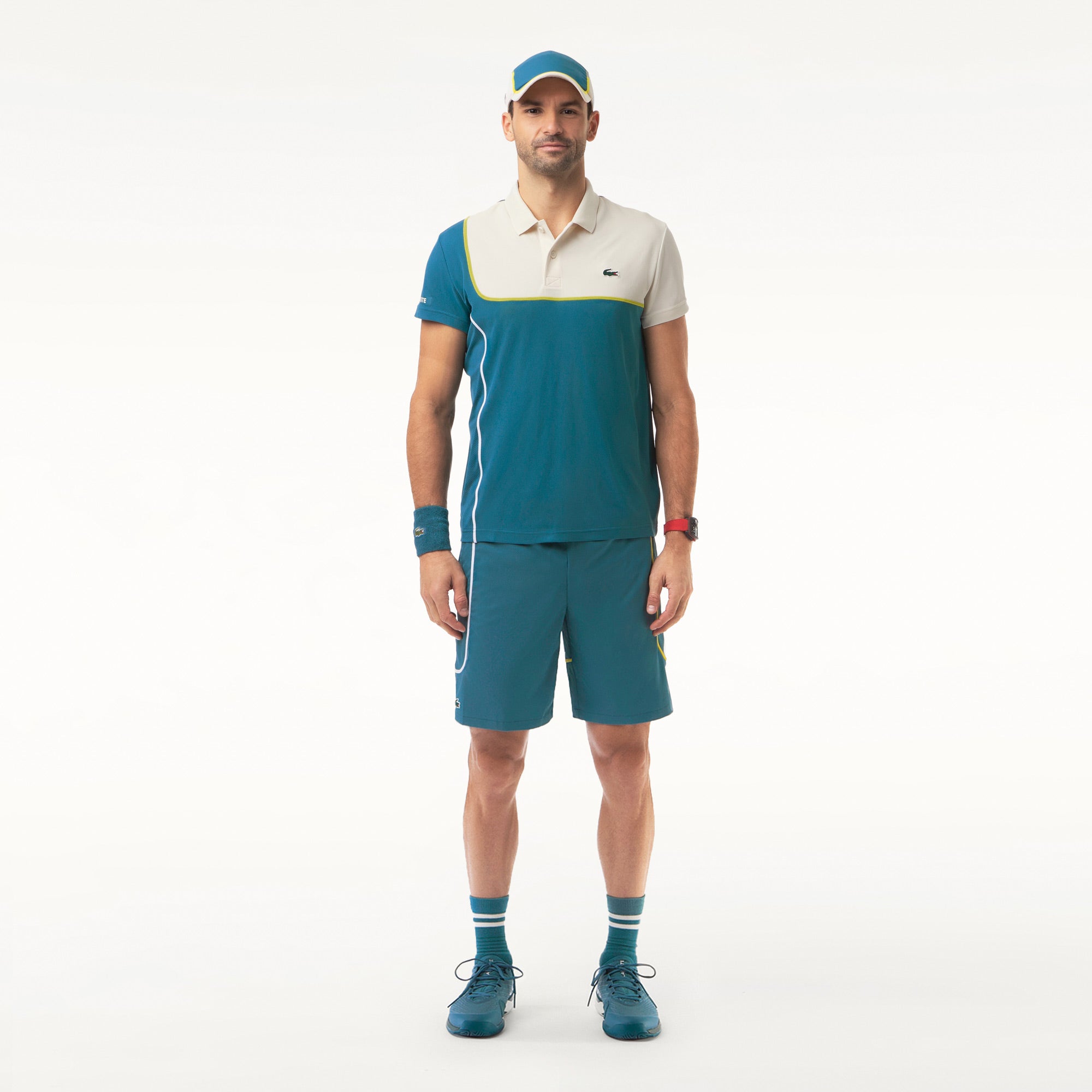 Lacoste Men's Tennis Shorts - Green (1)