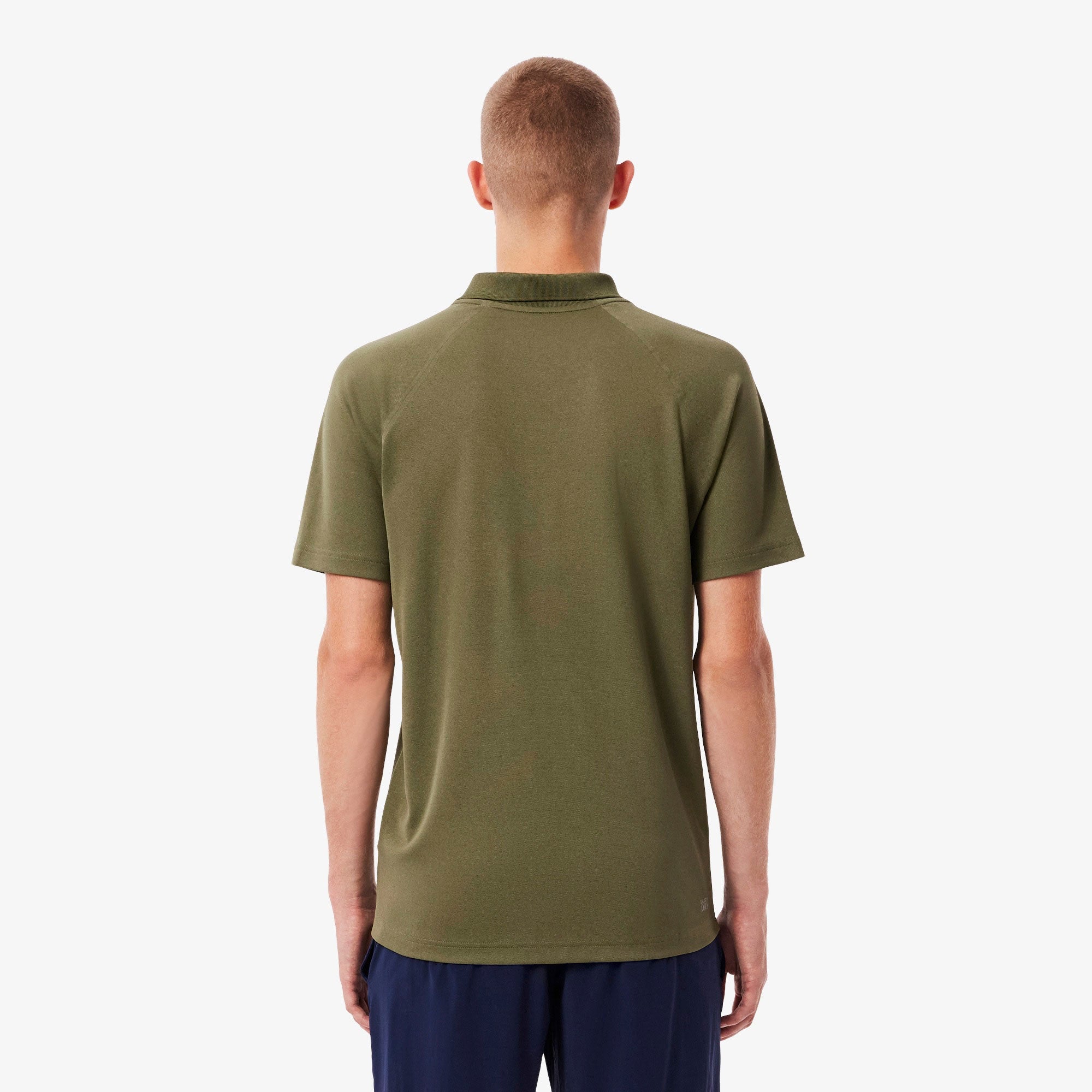 Lacoste Men's Ultra Dry Pique Tennis Polo - Green (2)