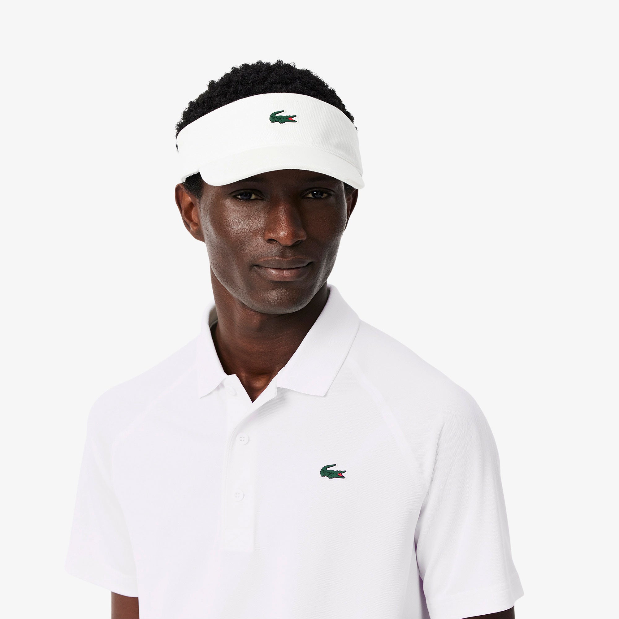 Lacoste Men's Ultra Dry Pique Tennis Polo - White (3)
