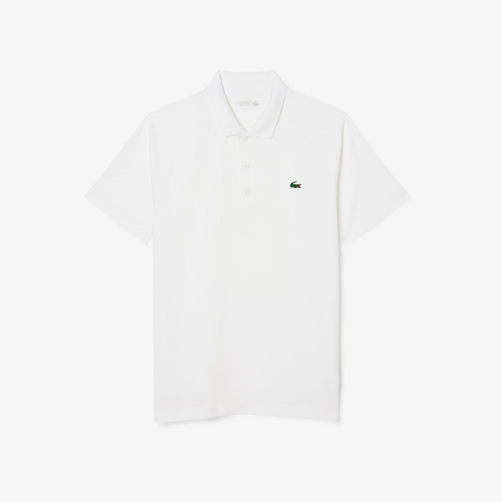 Lacoste Men's Ultra Dry Pique Tennis Polo - White (5)