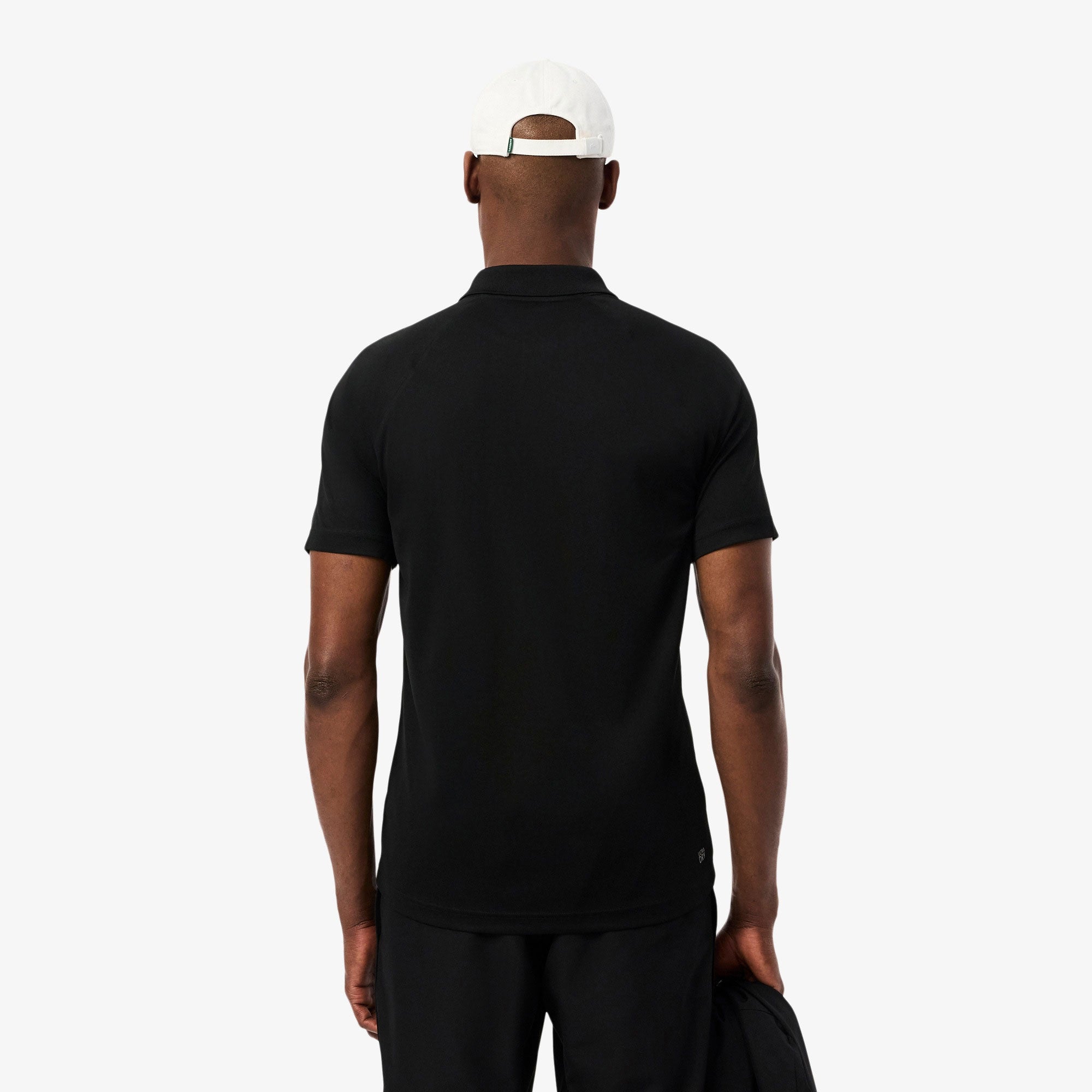 Lacoste Men's Ultra Dry Pique Tennis Polo - Black (2)