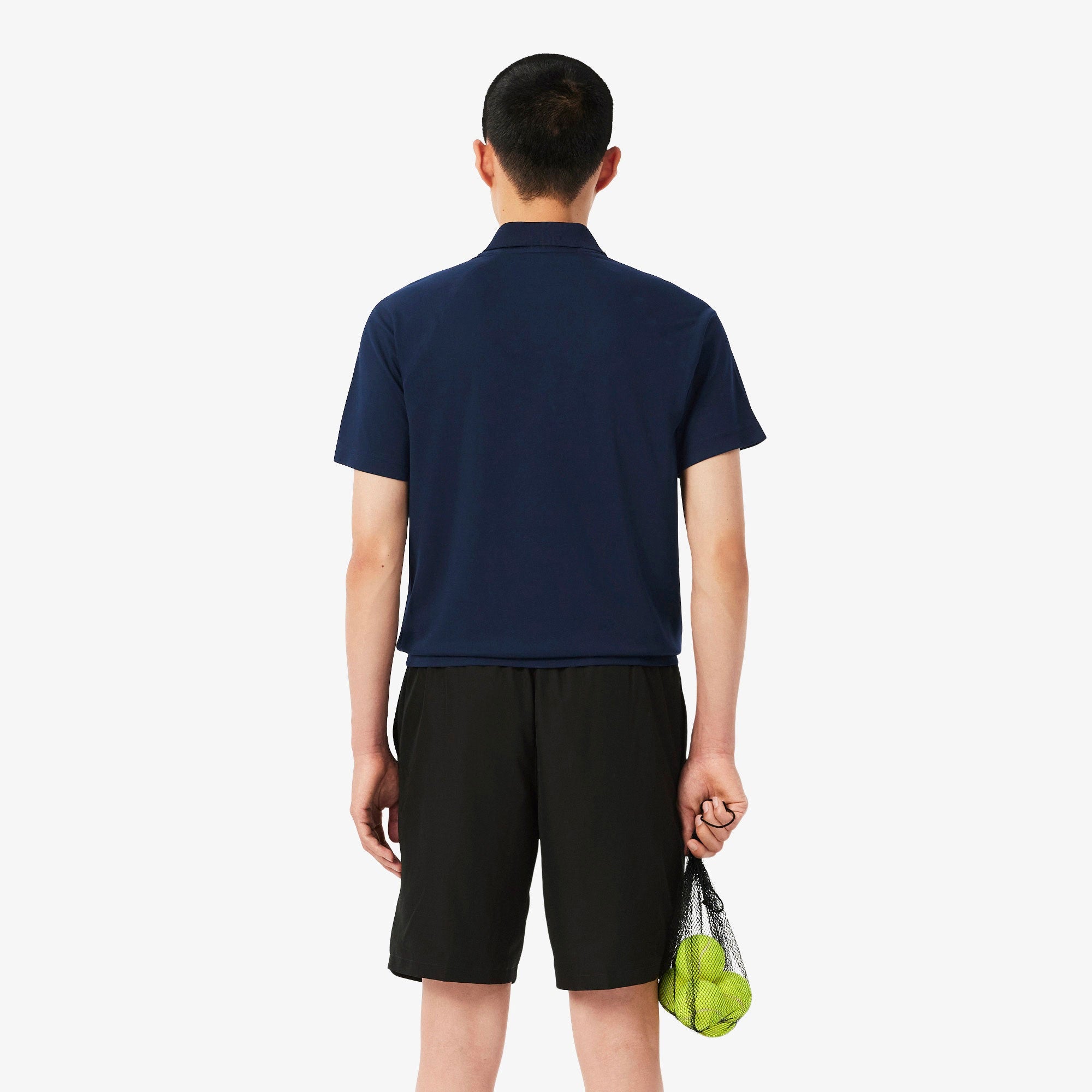 Lacoste Men's Ultra Dry Pique Tennis Polo - Dark Blue (2)