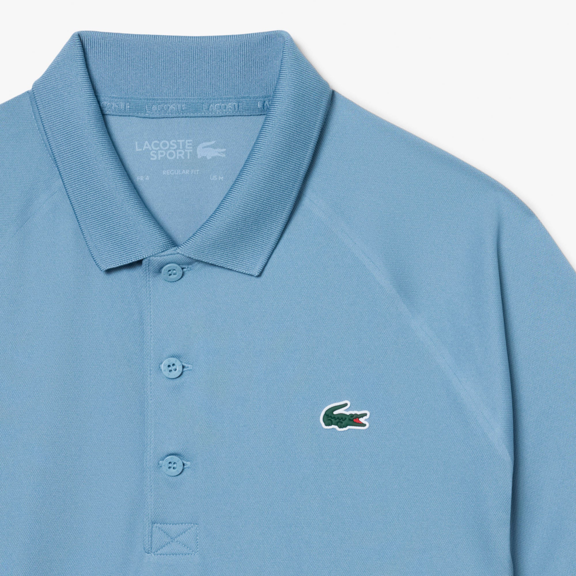 Lacoste Men's Ultra Dry Pique Tennis Polo - Blue (5)