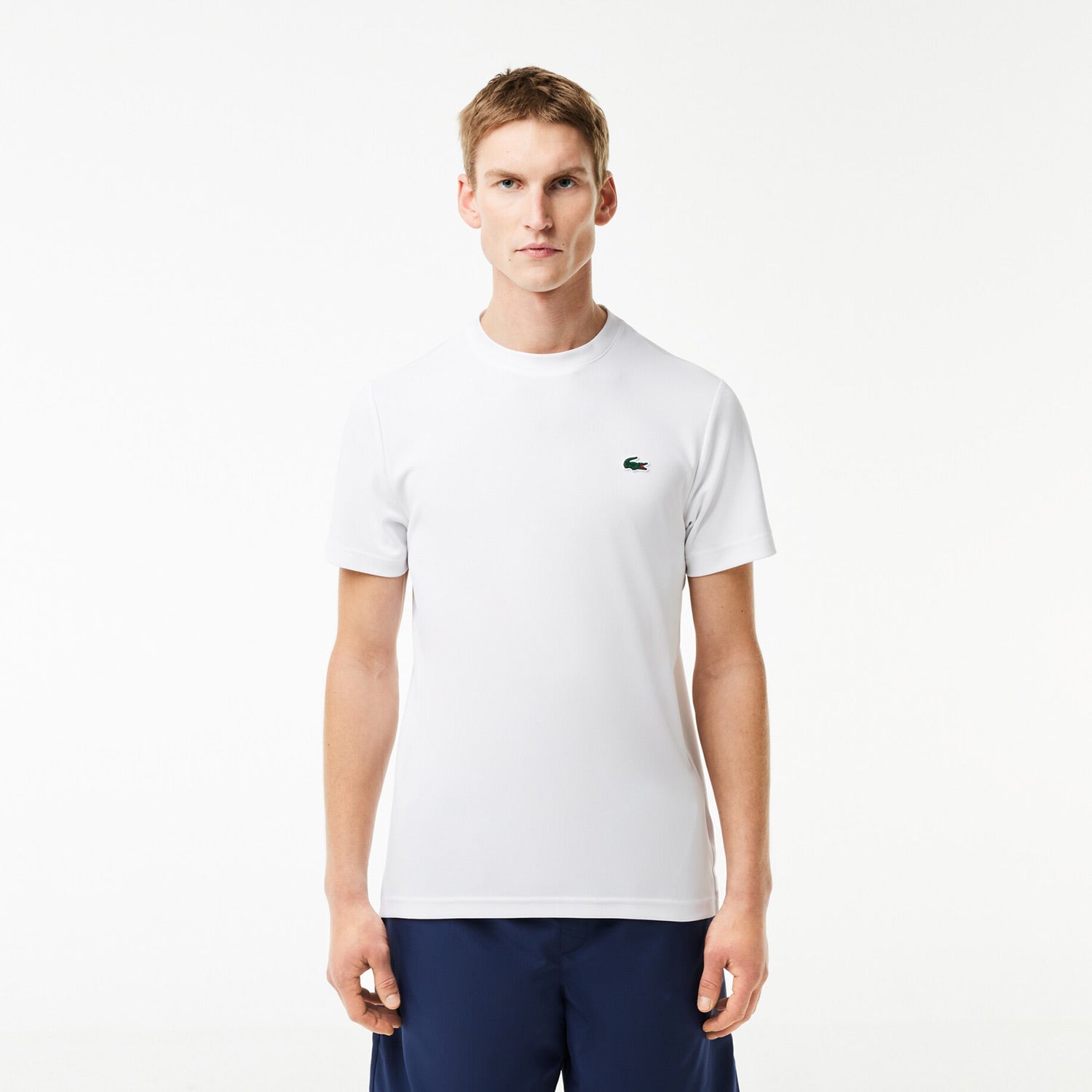 Lacoste Men's Ultra Dry Pique Tennis Shirt - White (1)