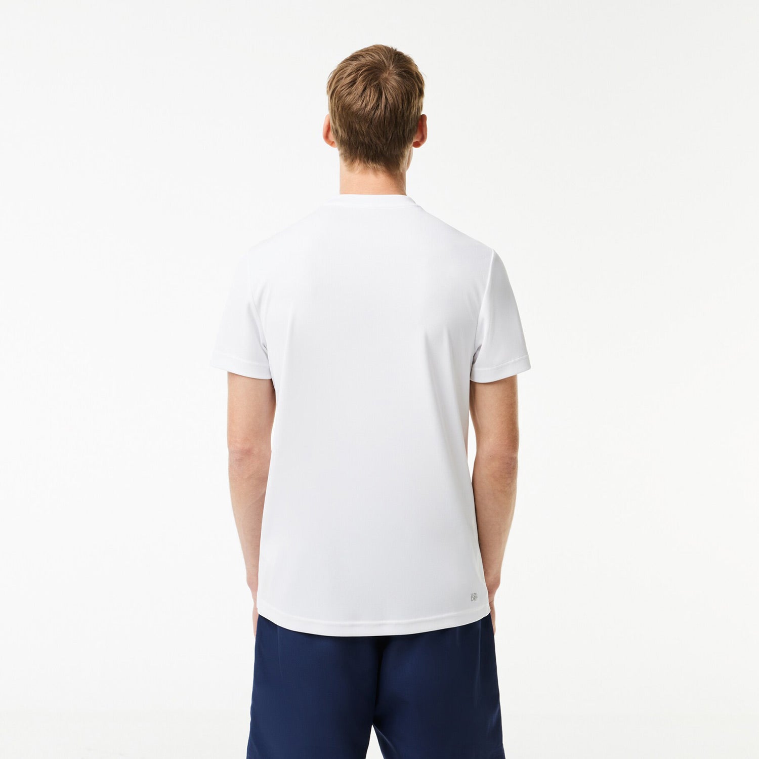 Lacoste Men's Ultra Dry Pique Tennis Shirt - White (2)
