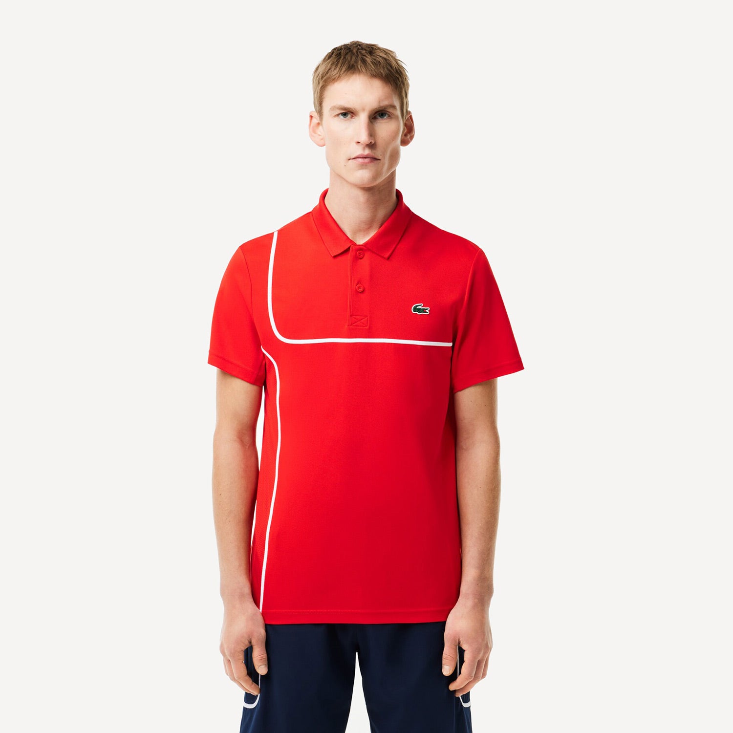 Lacoste Men's Ultra Dry Tennis Polo - Red (1)
