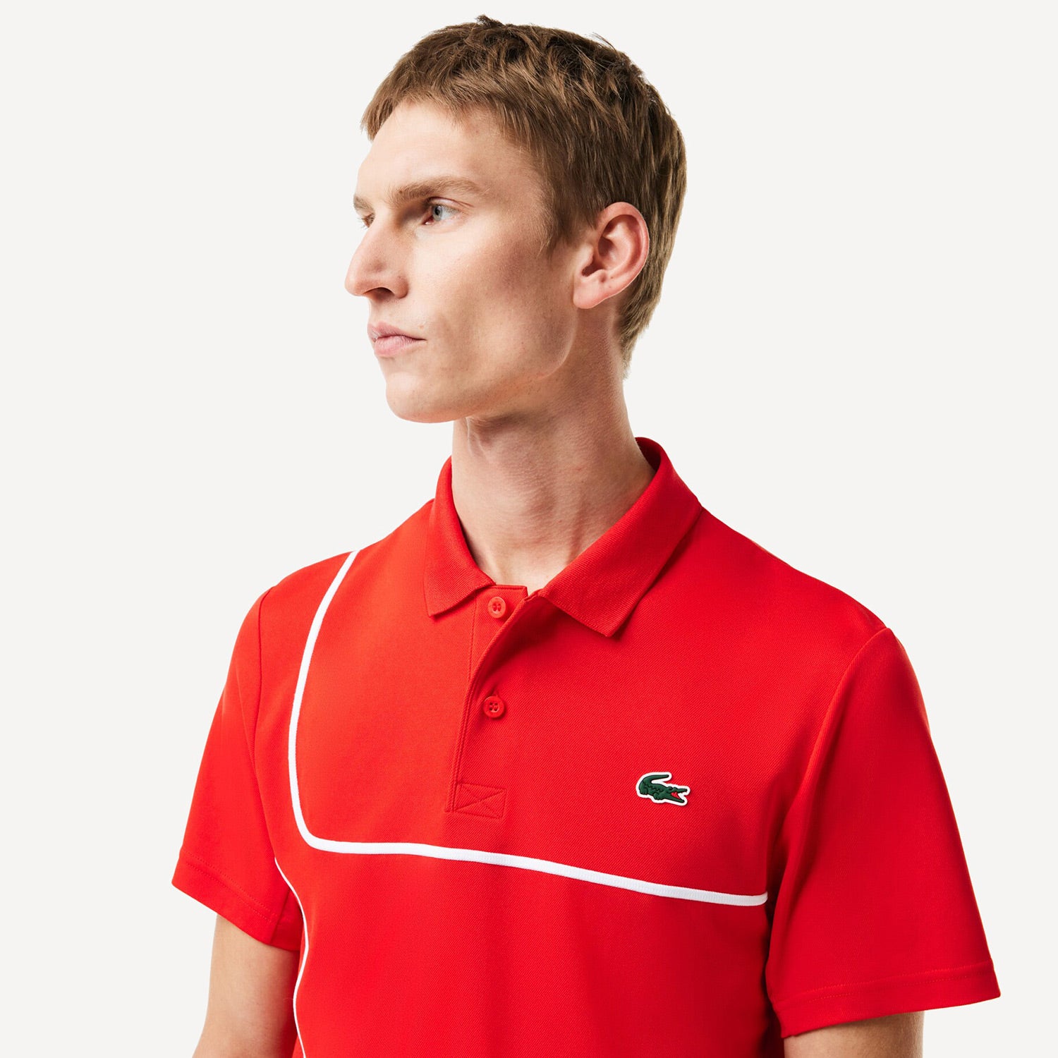 Lacoste Men's Ultra Dry Tennis Polo - Red (3)