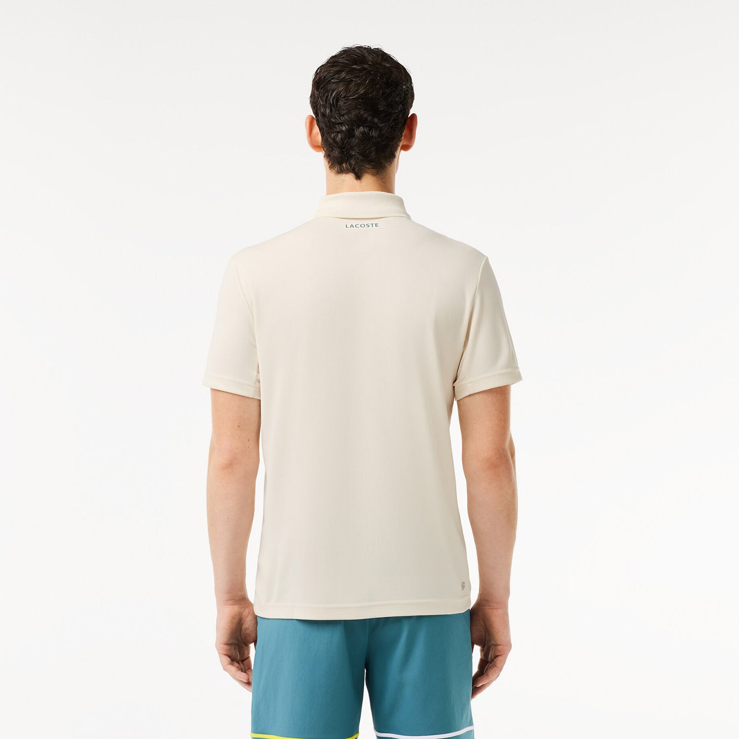 Lacoste Men's Ultra Dry Tennis Polo - Off-white | Tennis Only