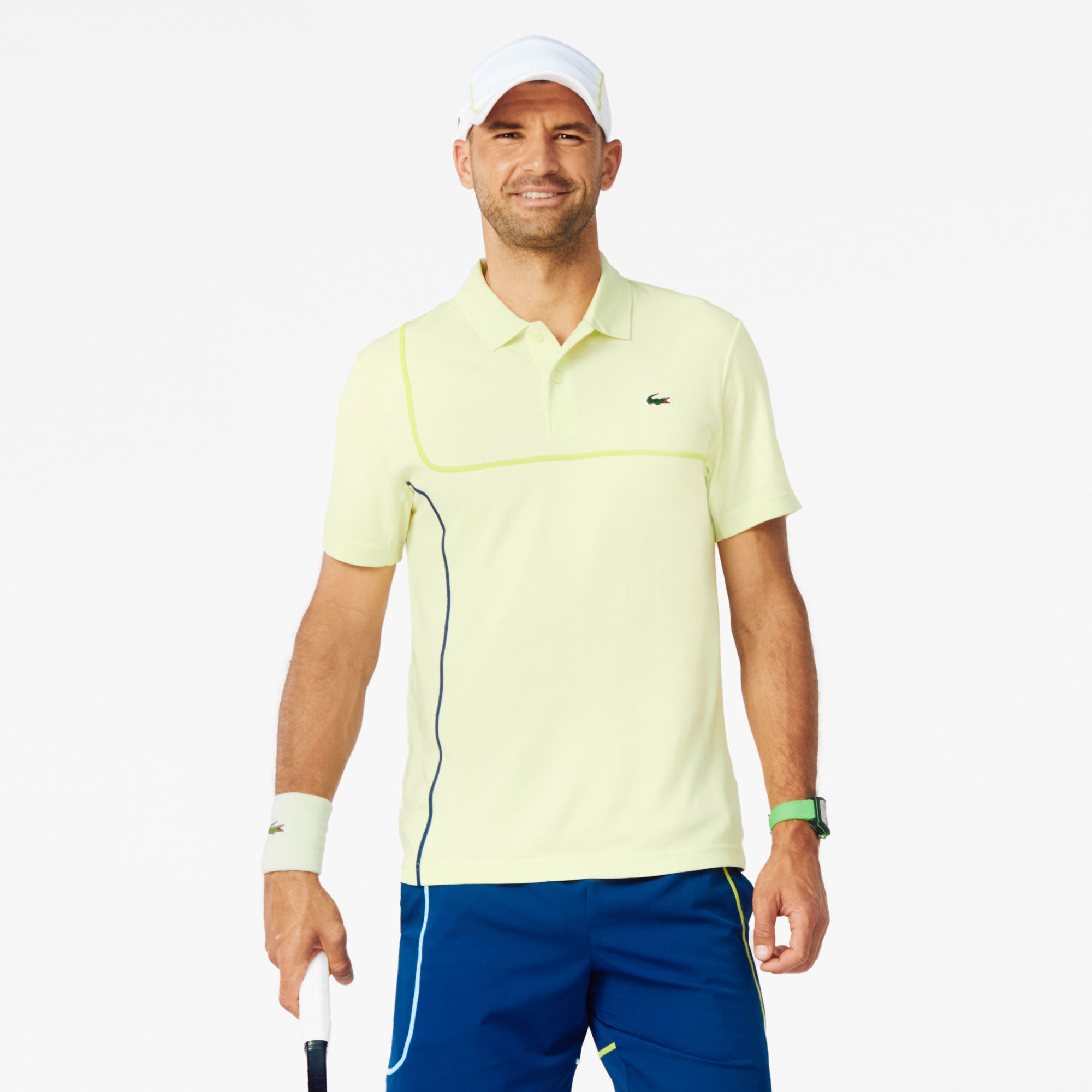 Lacoste Men's Ultra-Dry Tennis Polo - Yellow (1)