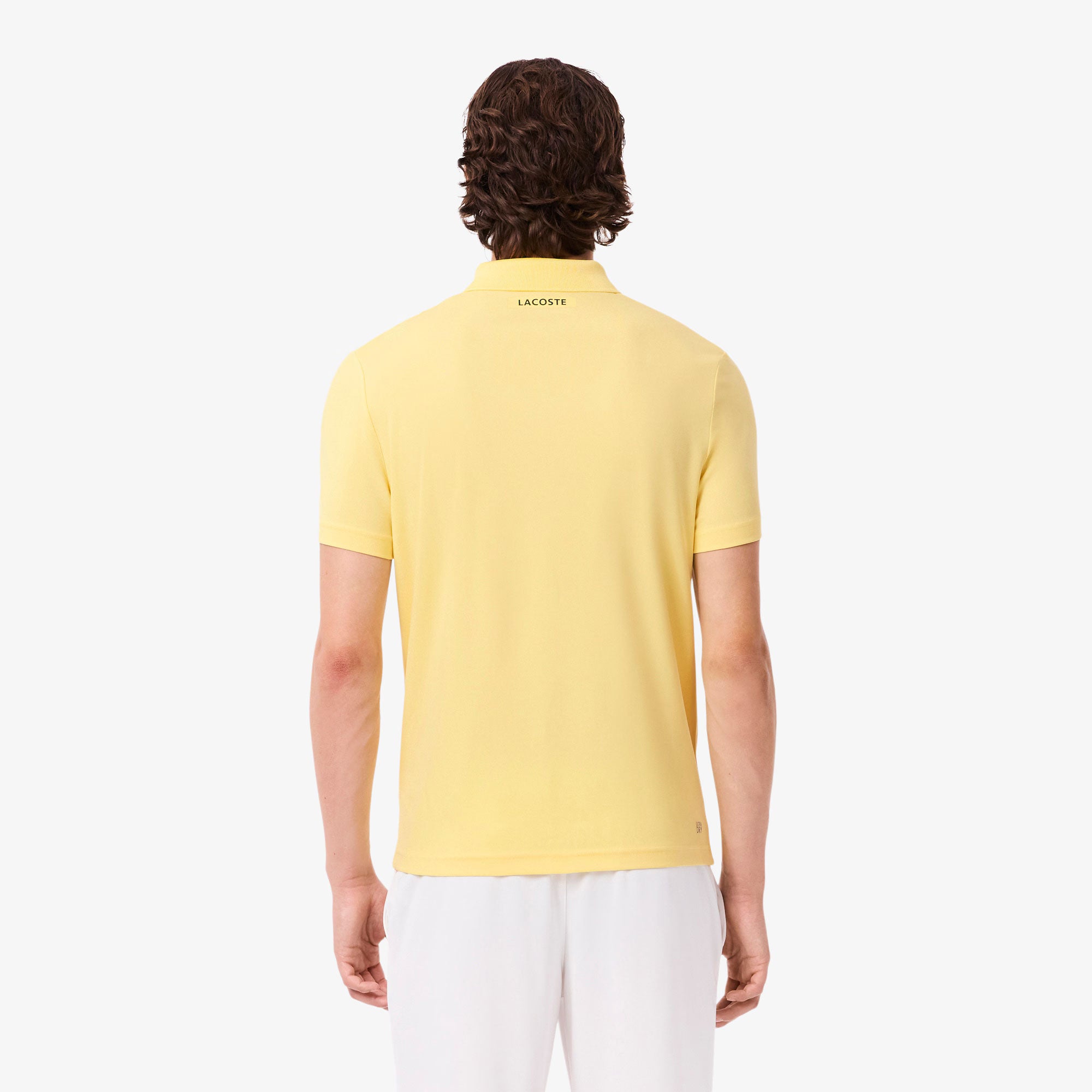 Lacoste Players Men's Ultra Dry Pique Tennis Polo - Yellow (2)