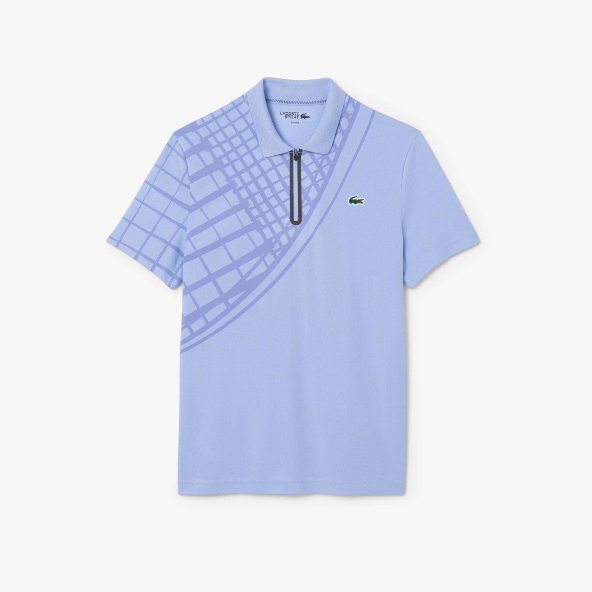 Lacoste Players Men's Ultra Dry Pique Tennis Polo - Purple (1)