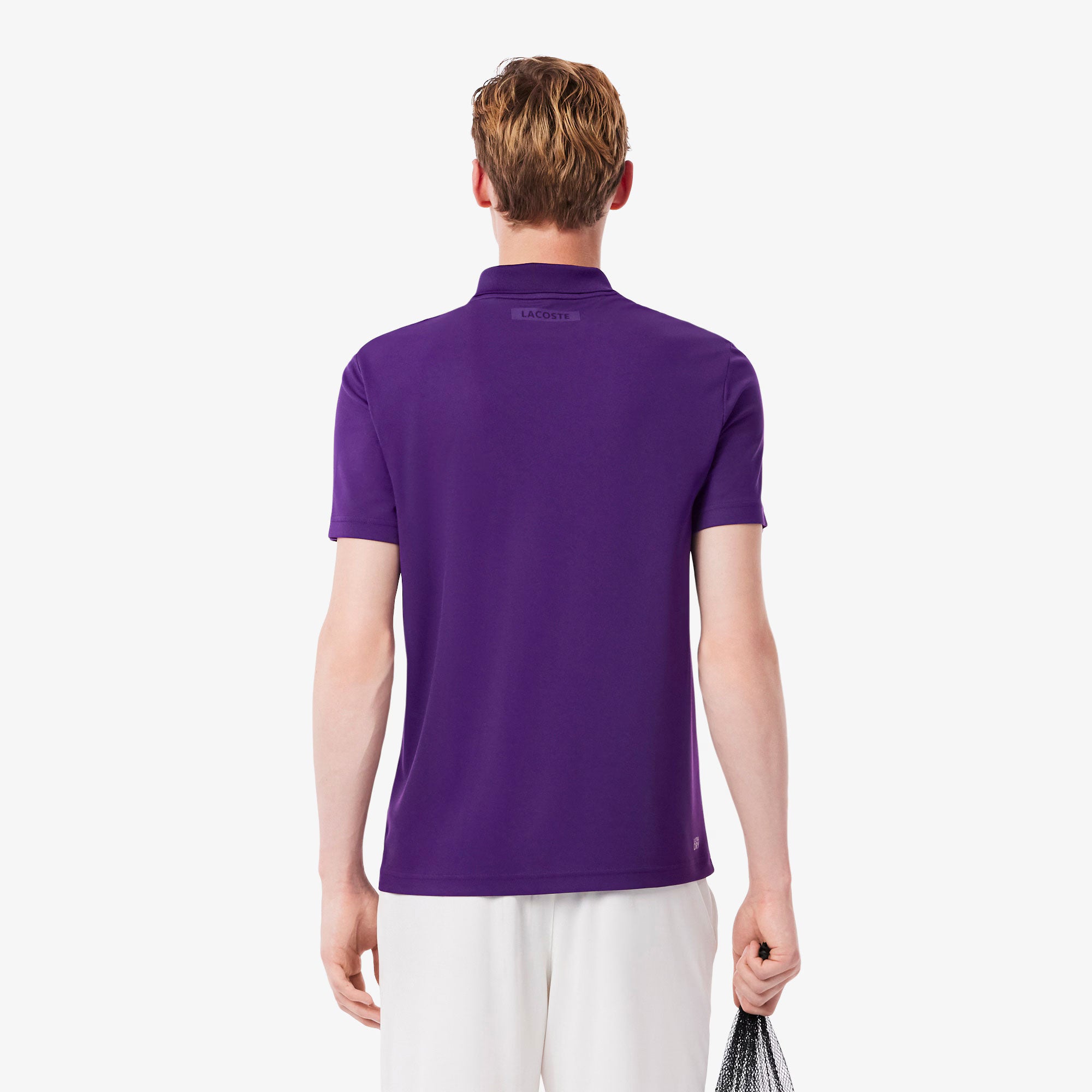 Lacoste Players Men's Ultra Dry Pique Tennis Polo - Purple (2)