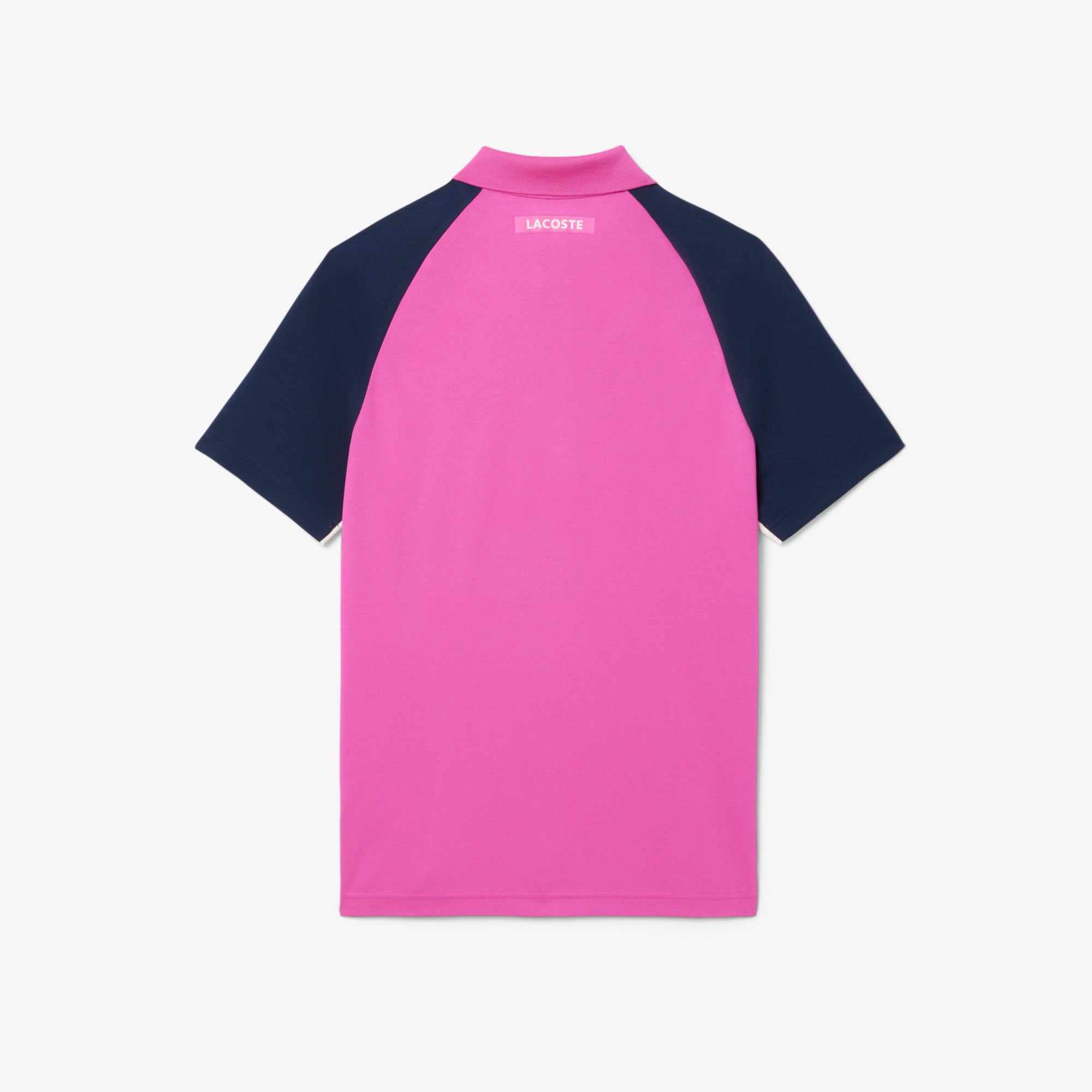 Lacoste Players Men's Ultra Dry Pique Tennis Polo - Pink (4)