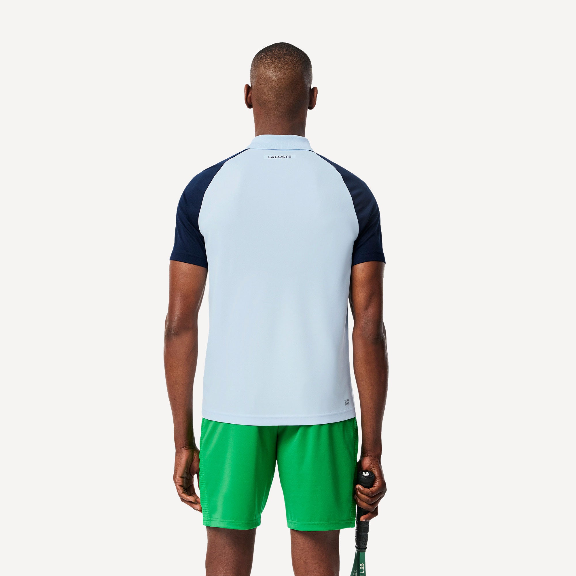 Lacoste Players Men's Ultra Dry Pique Tennis Polo - Blue (2)