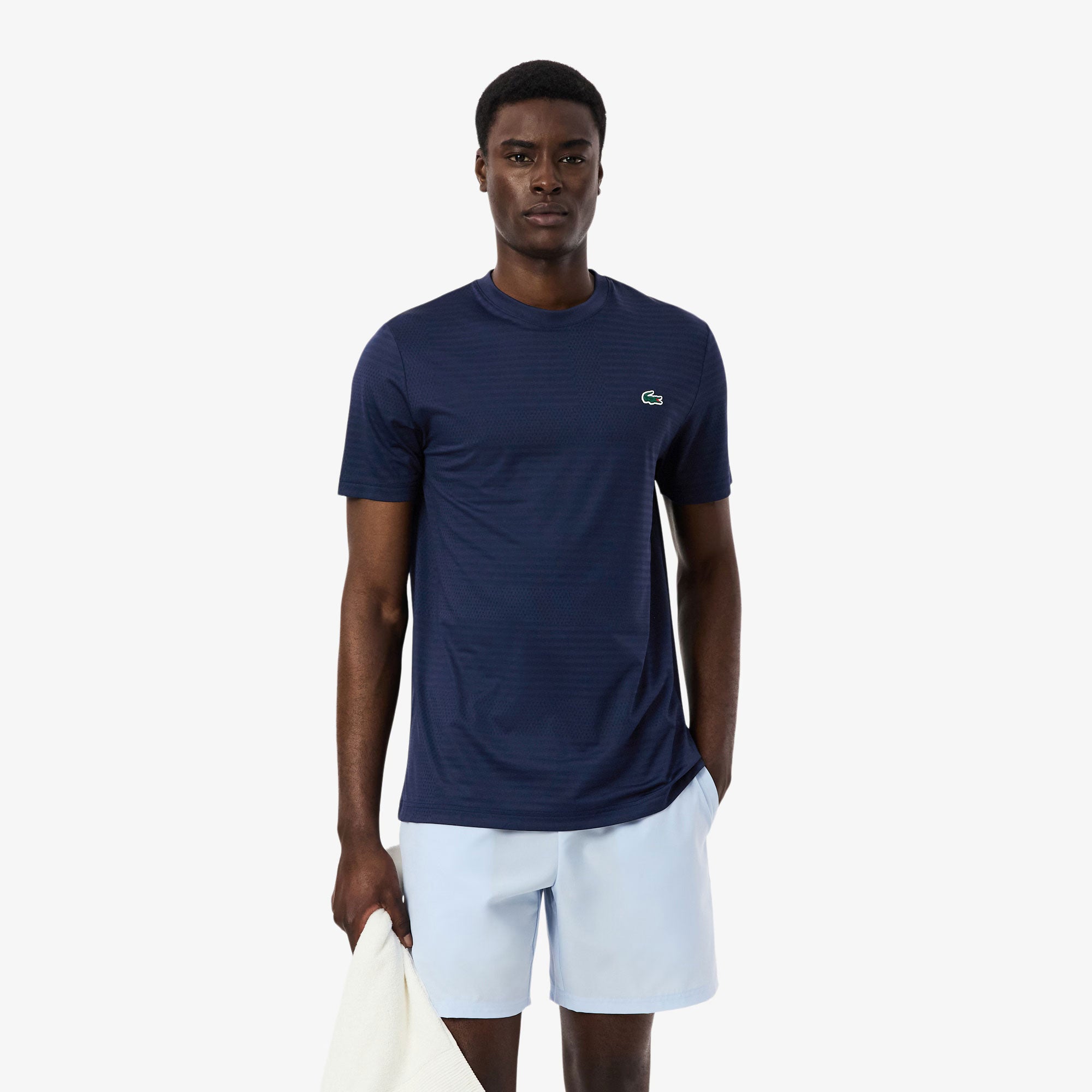 Lacoste Players Ultra Dry Tennisshirt voor Heren - Donkerblauw