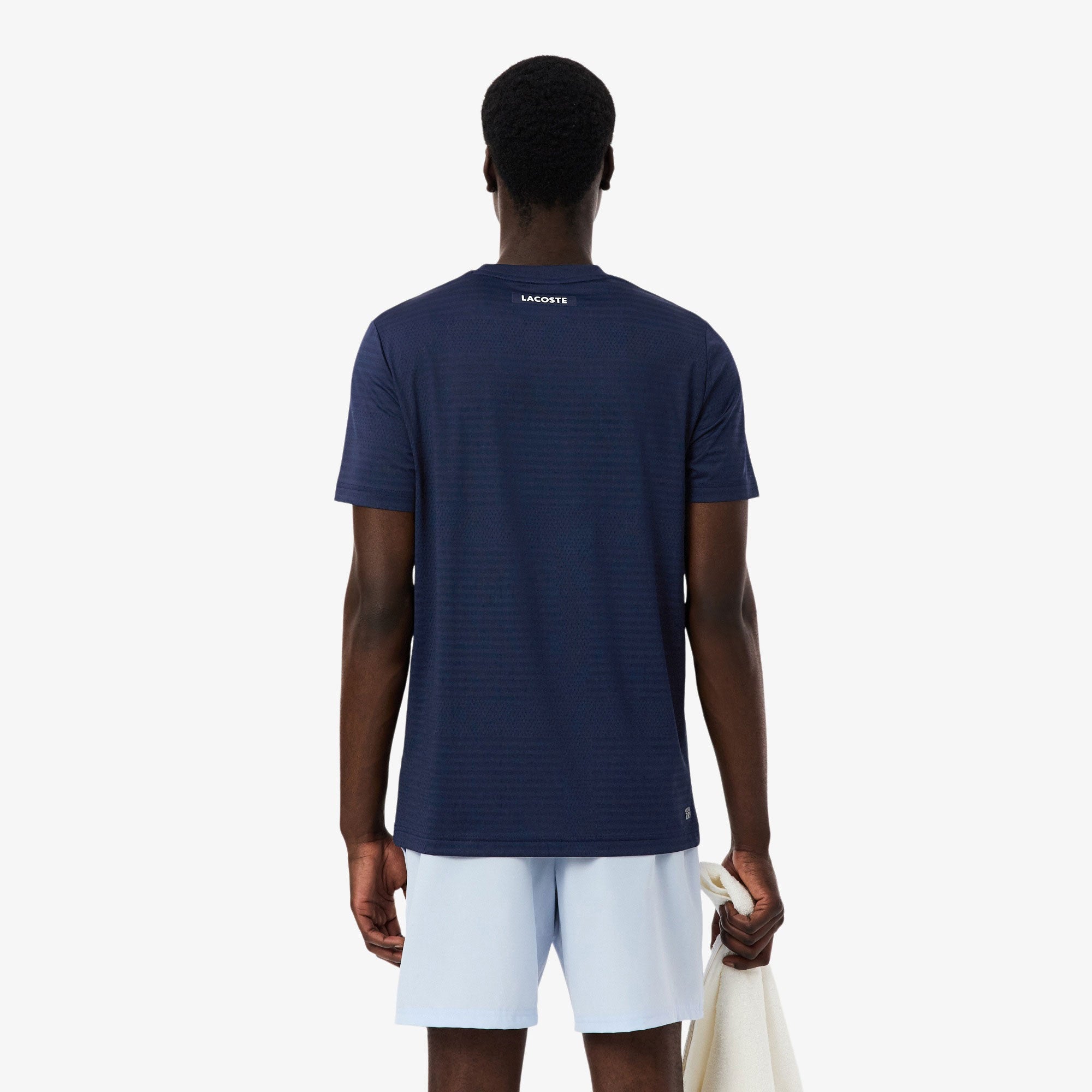 Lacoste Players Ultra Dry Tennisshirt voor Heren - Donkerblauw
