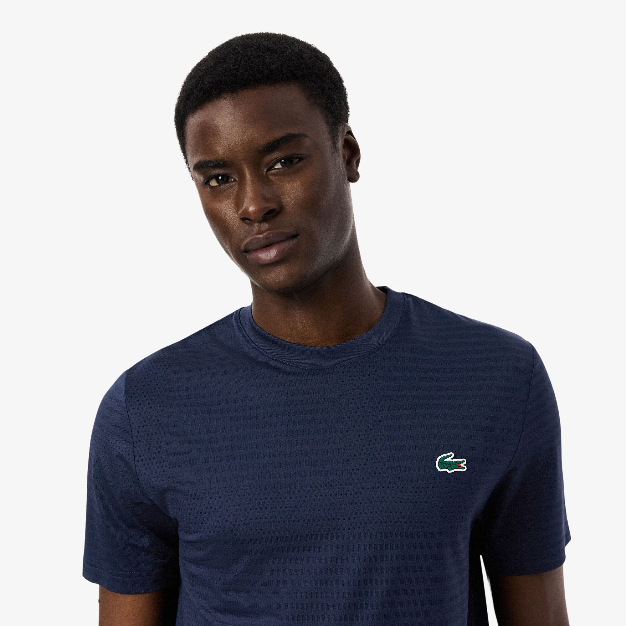 Lacoste Players Ultra Dry Tennisshirt voor Heren - Donkerblauw