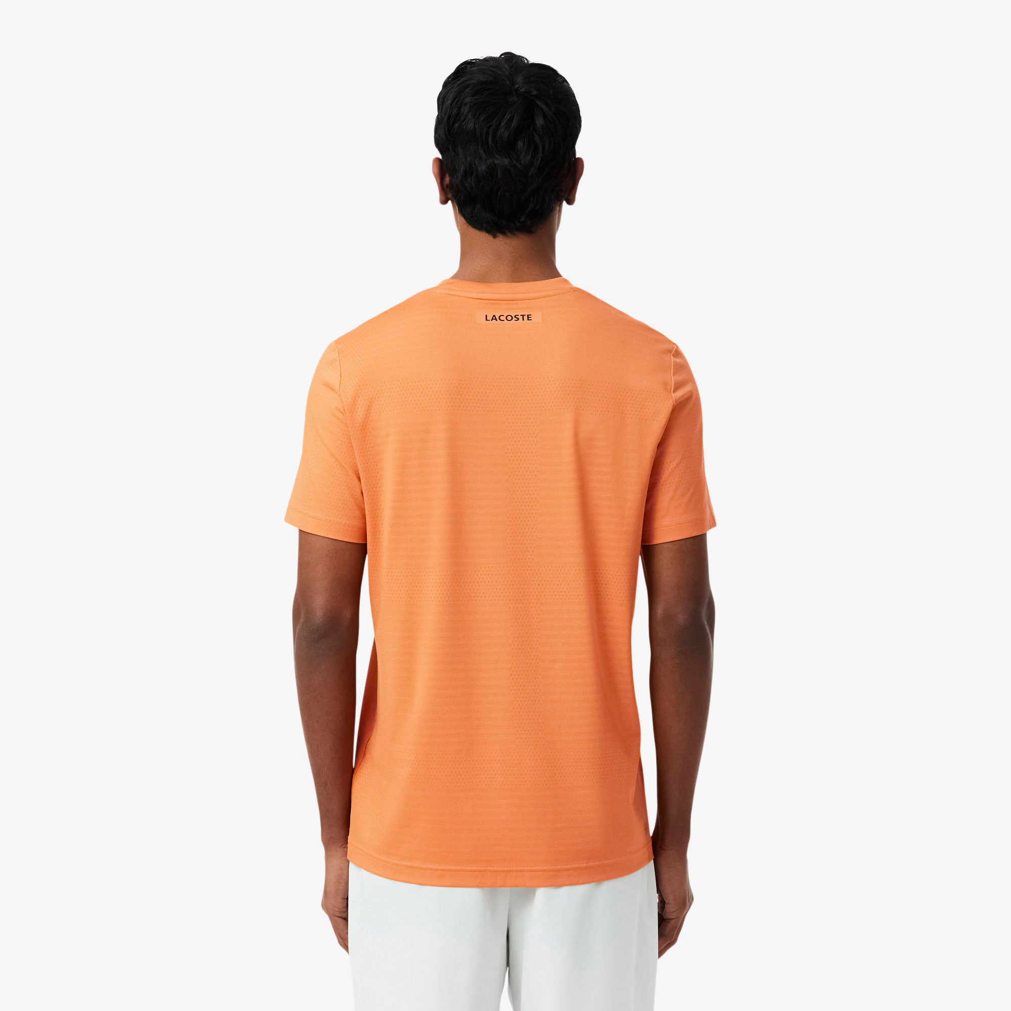 Lacoste Players Men's Ultra Dry Tennis Shirt - Orange (2)