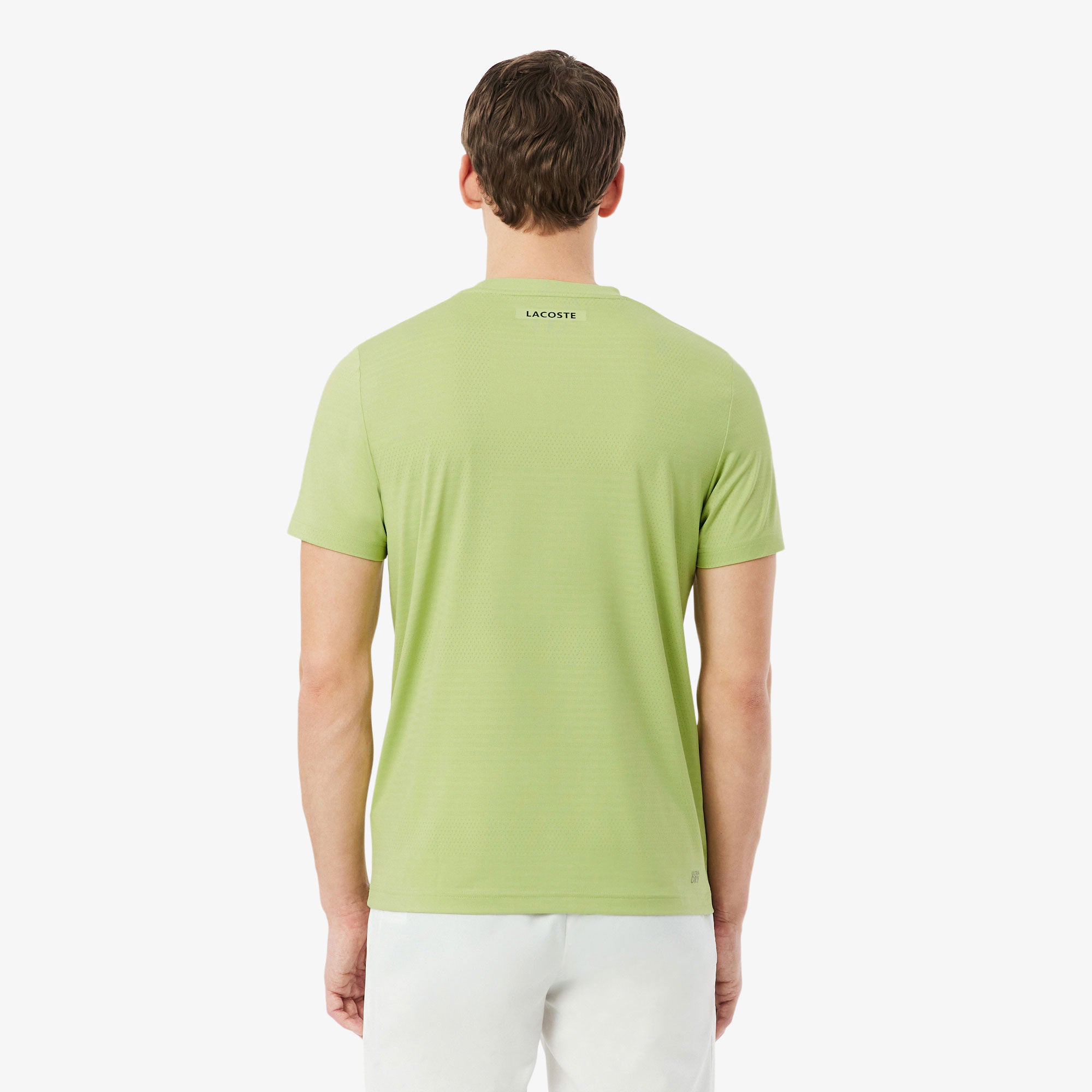 Lacoste Players Men's Ultra Dry Tennis Shirt - Green (2)