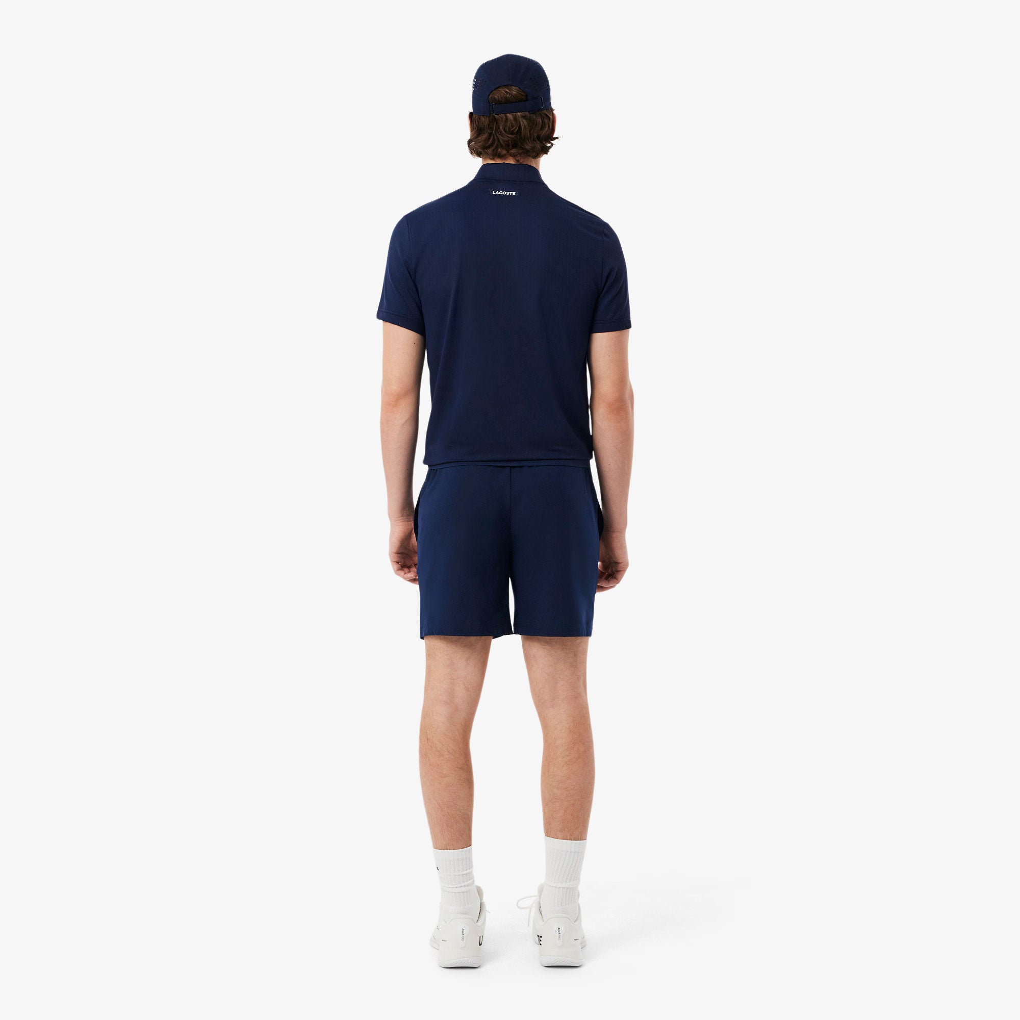 Lacoste Players Men's Ultra Dry Tennis Shorts - Navy Blue (2)