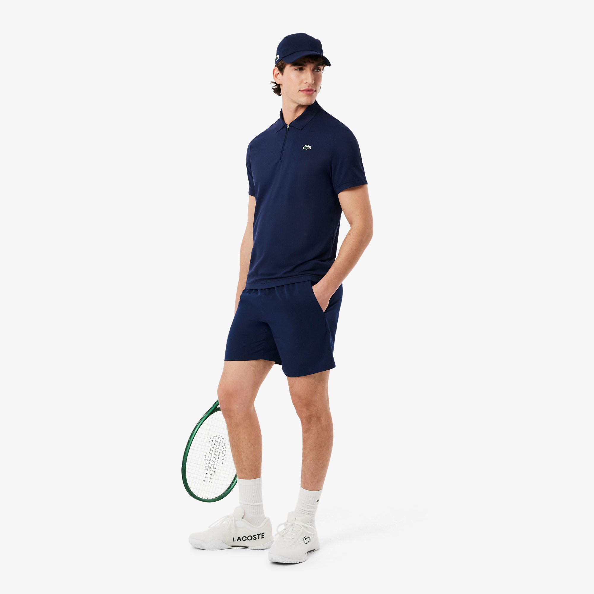 Lacoste Players Men's Ultra Dry Tennis Shorts - Navy Blue (4)
