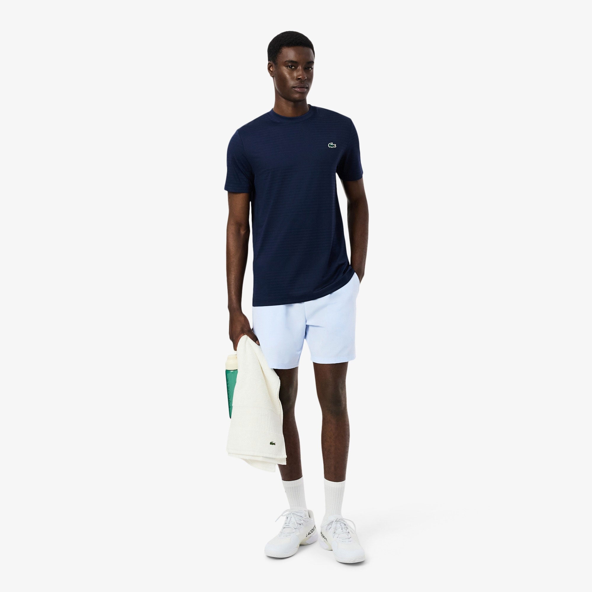 Lacoste Players Men's Ultra Dry Tennis Shorts - Blue (1)