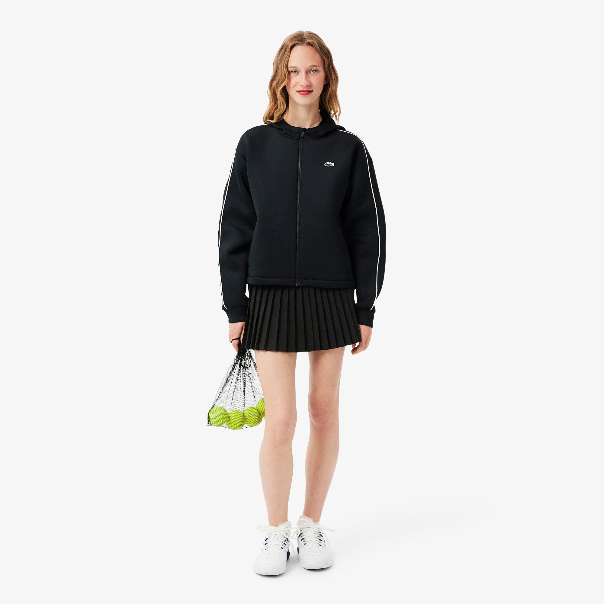 Lacoste Players Women's Ultra Dry Pleated Tennis Skirt - Black (3)