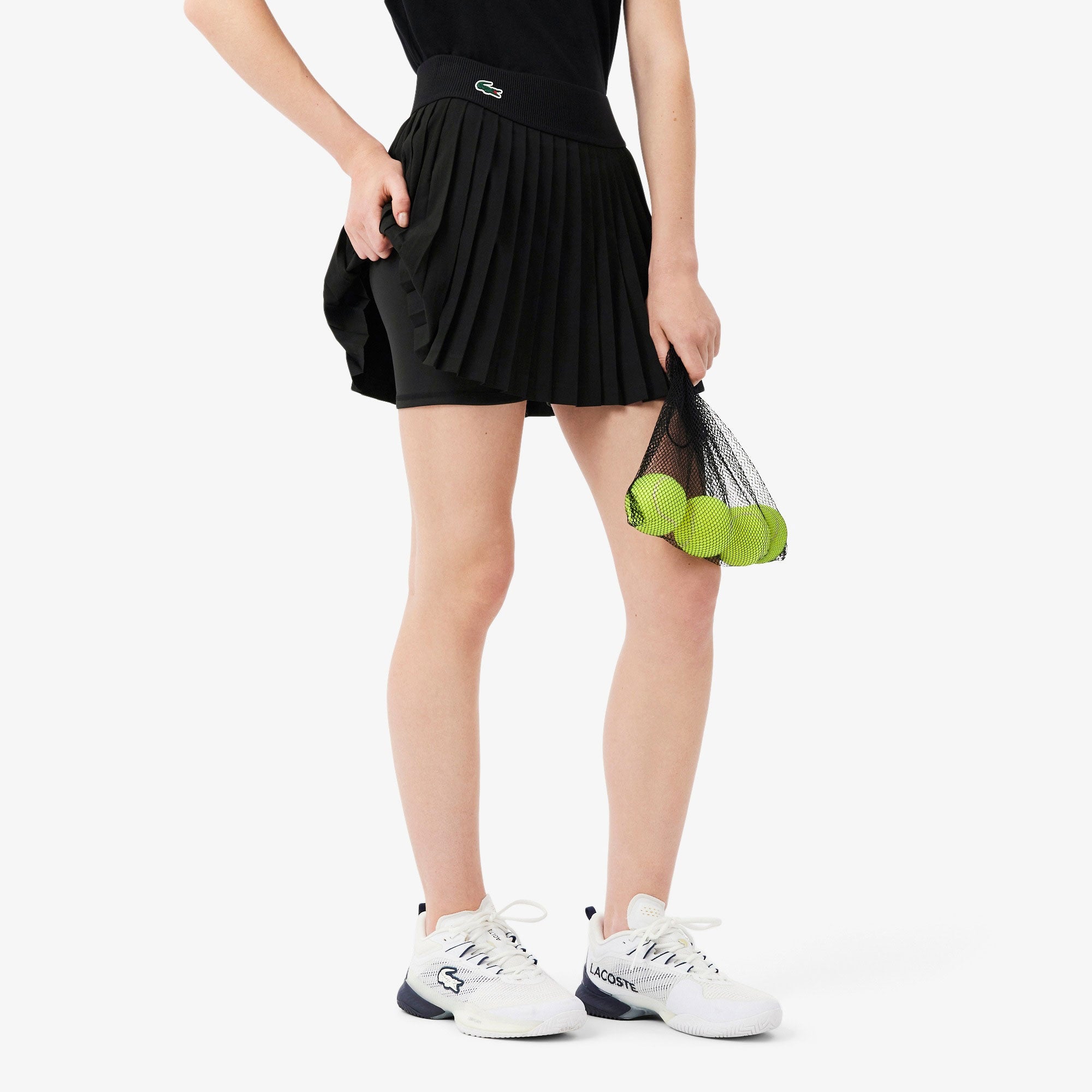 Lacoste Players Women's Ultra Dry Pleated Tennis Skirt - Black (4)