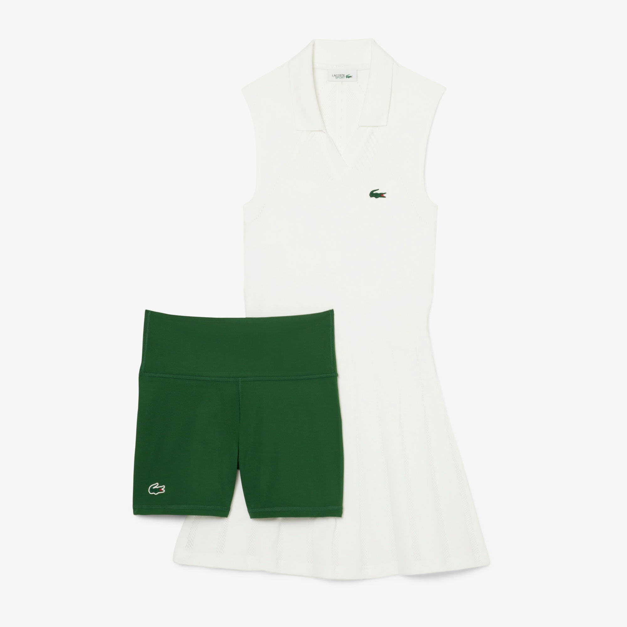 Lacoste Players Women's Ultra Dry Tennis Dress - White | Tennis Only Lacoste Players Women's Ultra Dry Tennis Dress - White | Tennis Only