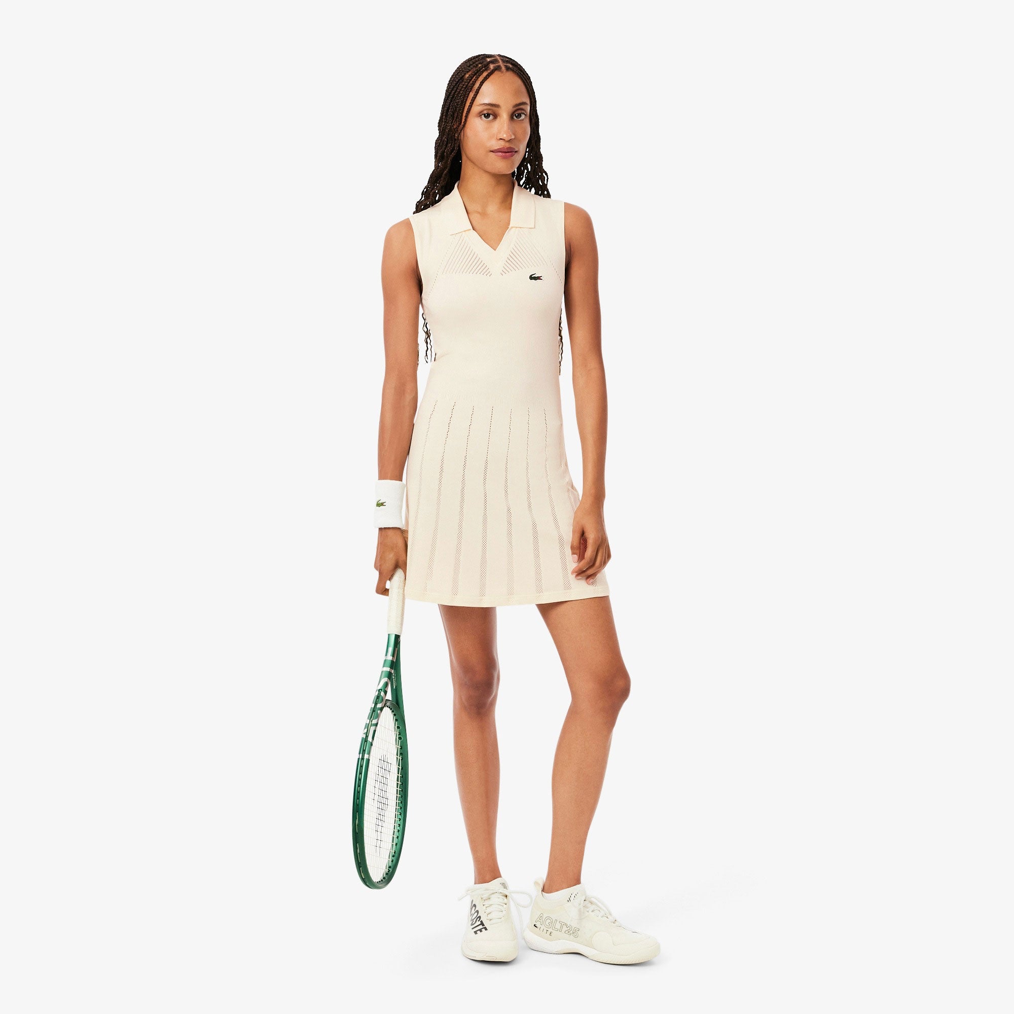 Lacoste Players Women's Ultra Dry Tennis Dress - White (3)