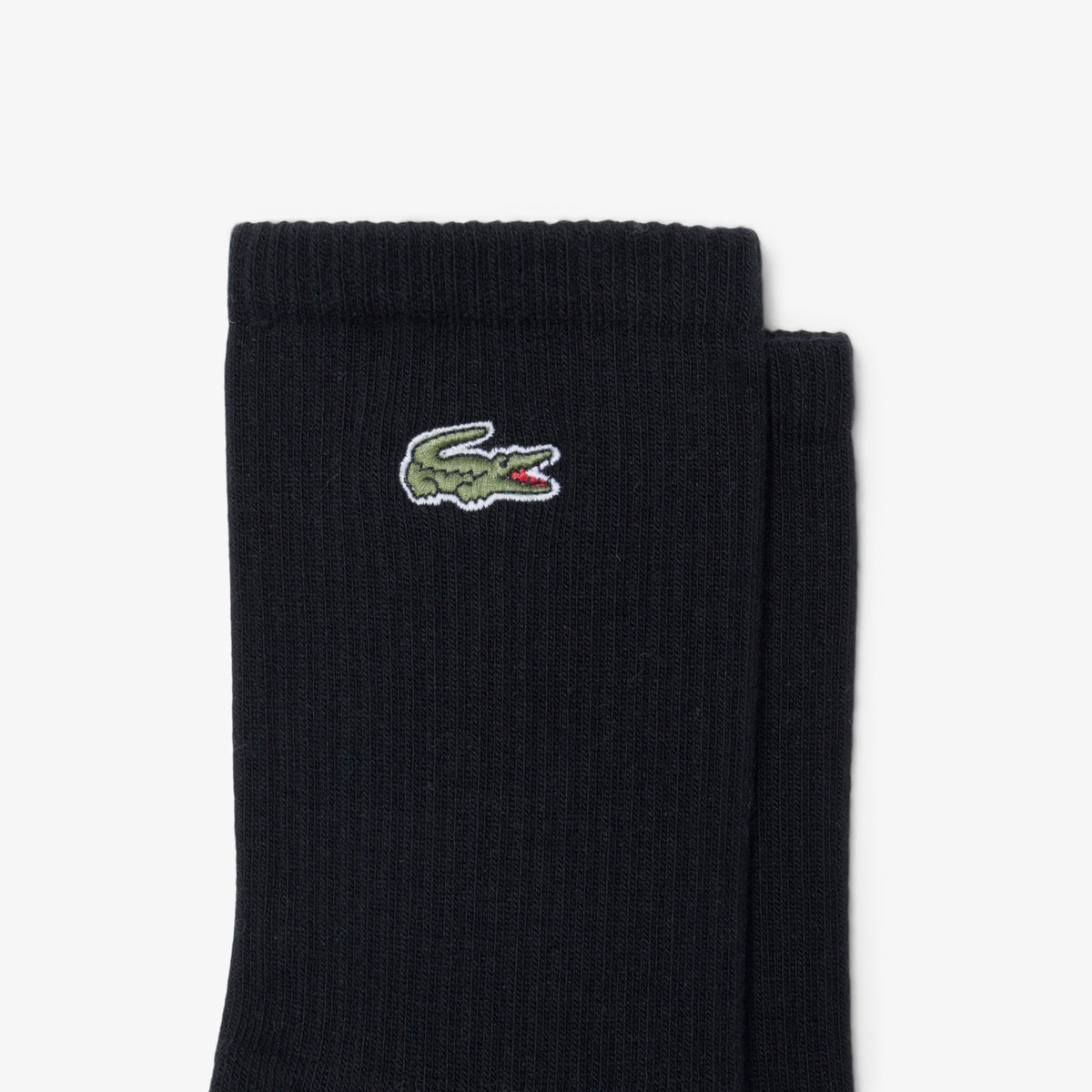 Lacoste Rib Crew Socks - Black (2)