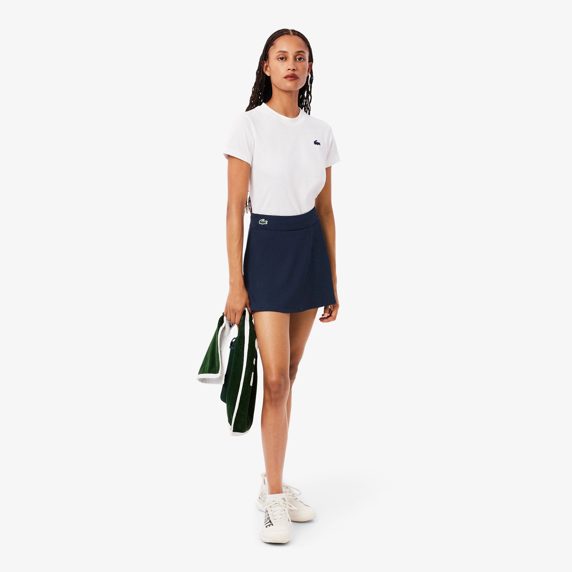 Lacoste Women's Ultra Dry Women's Tennis Skirt - Dark Blue (3)