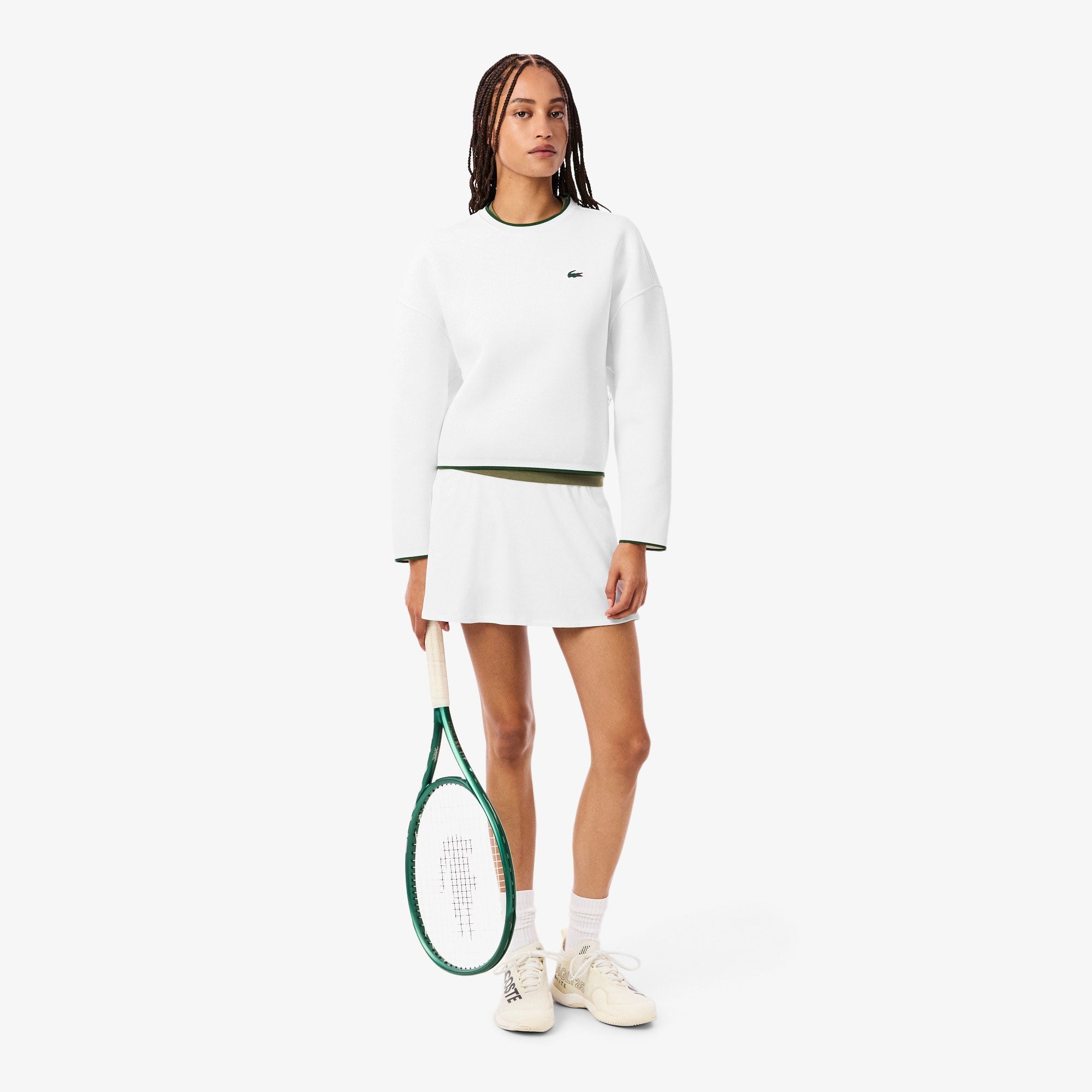 Lacoste Women's Ultra Dry Women's Tennis Skirt - White (4)