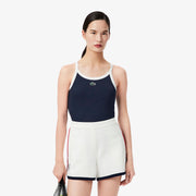 Lacoste Ultra Dry Women's Tennis Tank Top - Dark Blue (1)