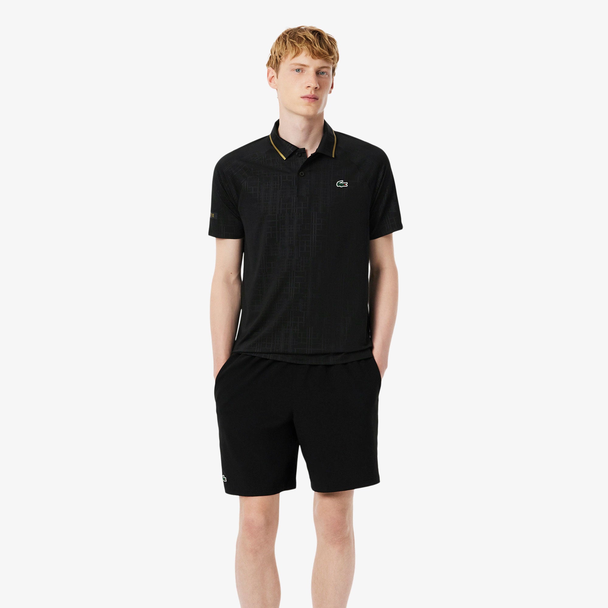 Lacoste x Novak Djokovic Men's On-Court Seamless Tennis Polo - Black (4)