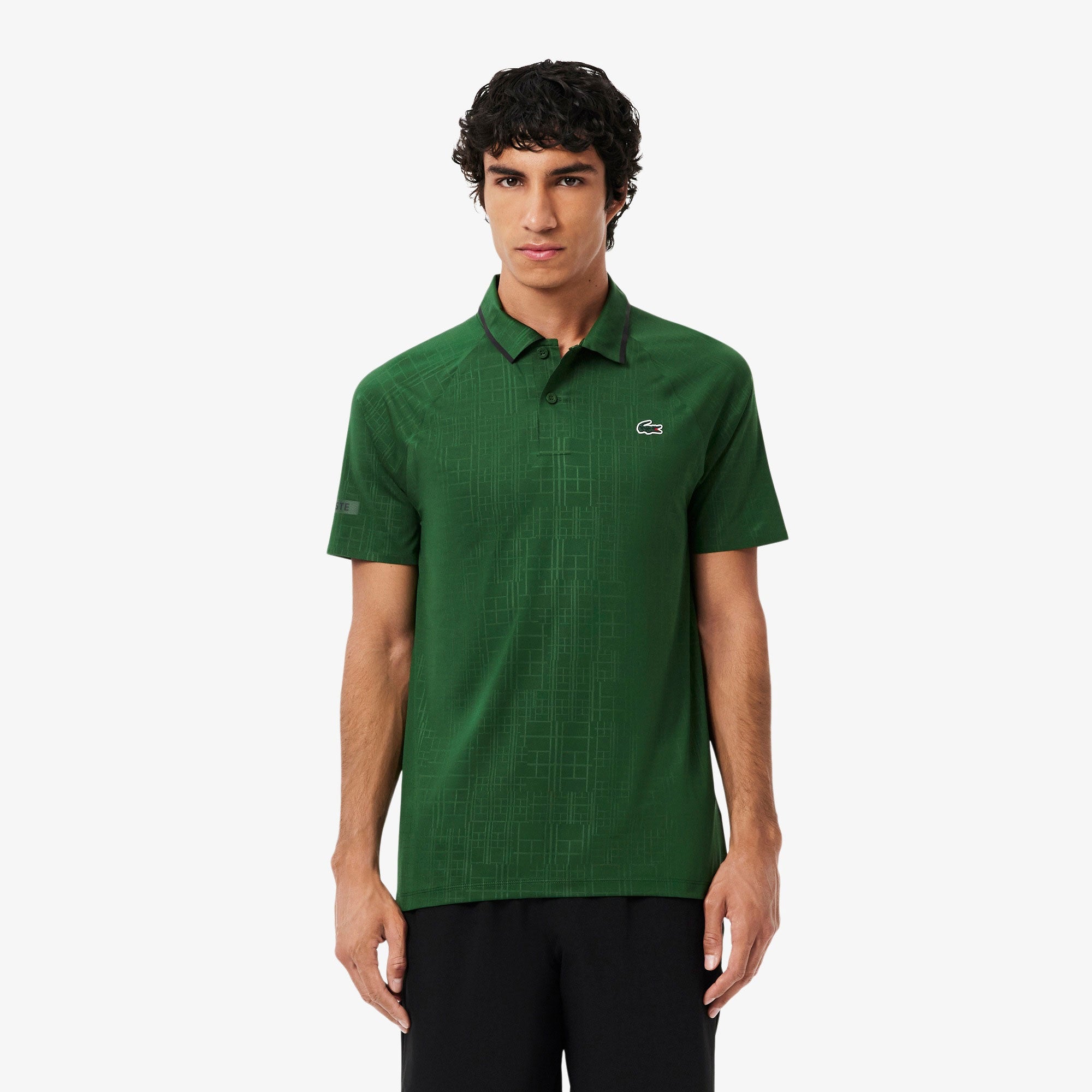 Lacoste x Novak Djokovic Men's On-Court Seamless Tennis Polo - Green (1)