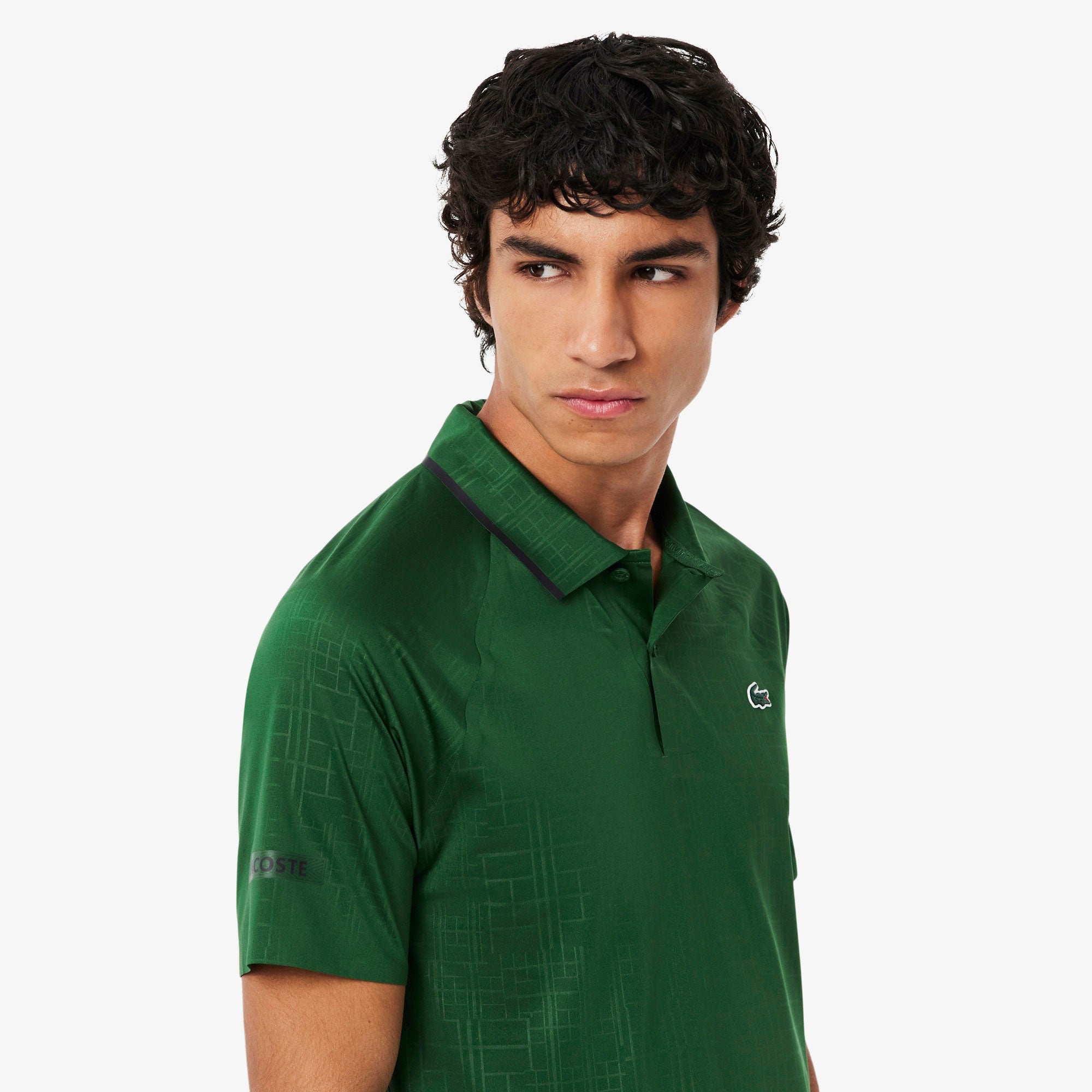 Lacoste x Novak Djokovic Men's On-Court Seamless Tennis Polo - Green (4)