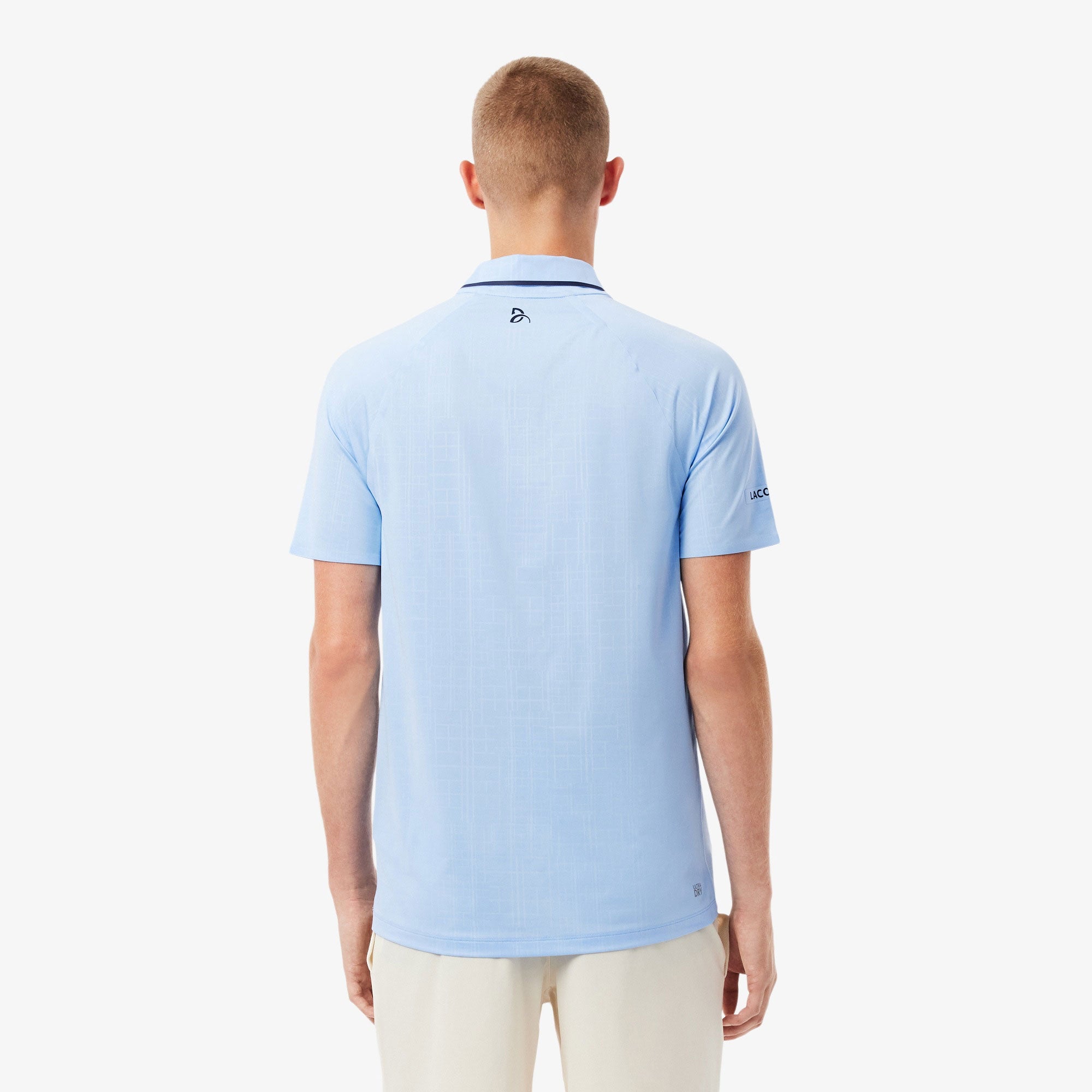 Lacoste x Novak Djokovic Men's On-Court Seamless Tennis Polo - Blue (2)