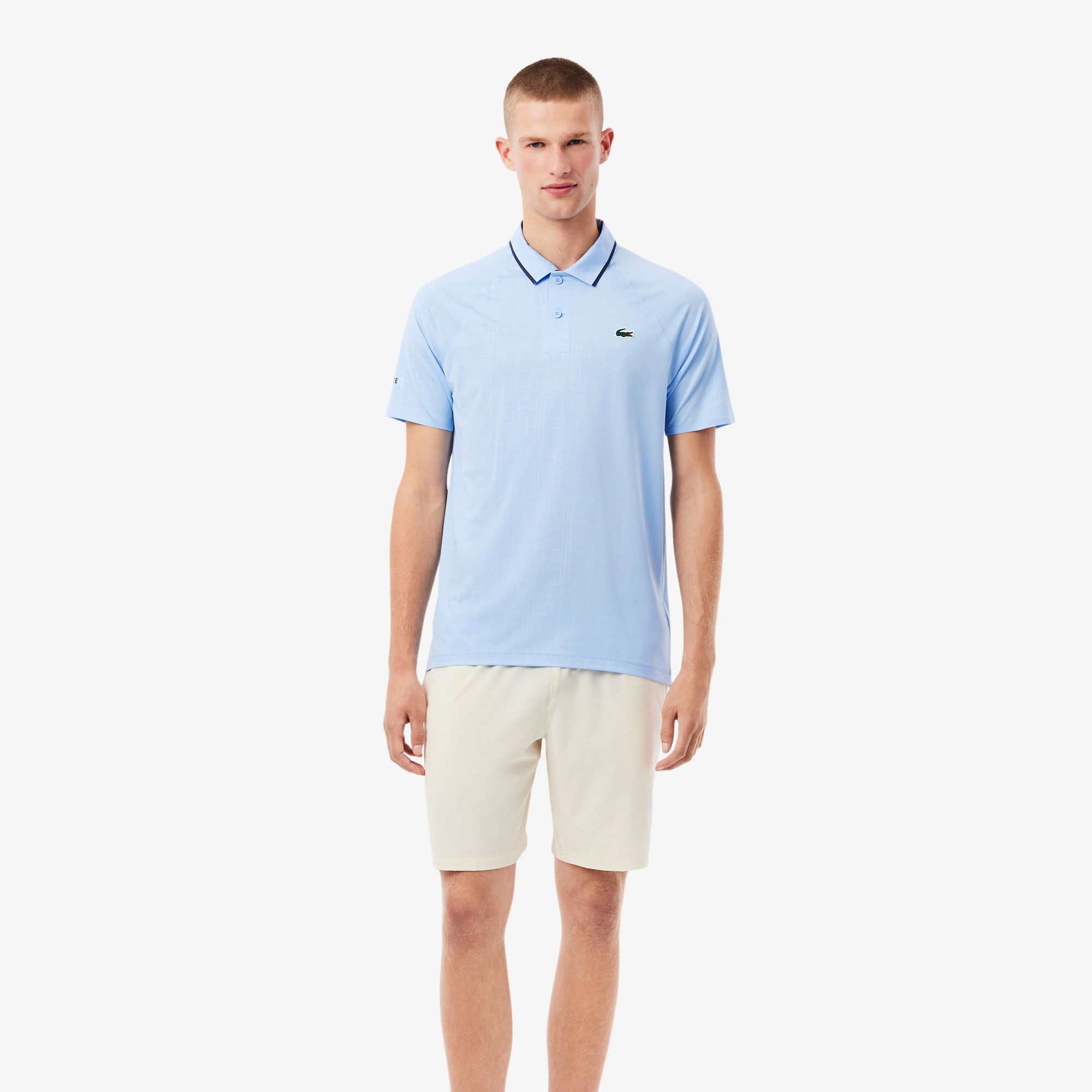 Lacoste x Novak Djokovic Men's On-Court Seamless Tennis Polo - Blue (4)